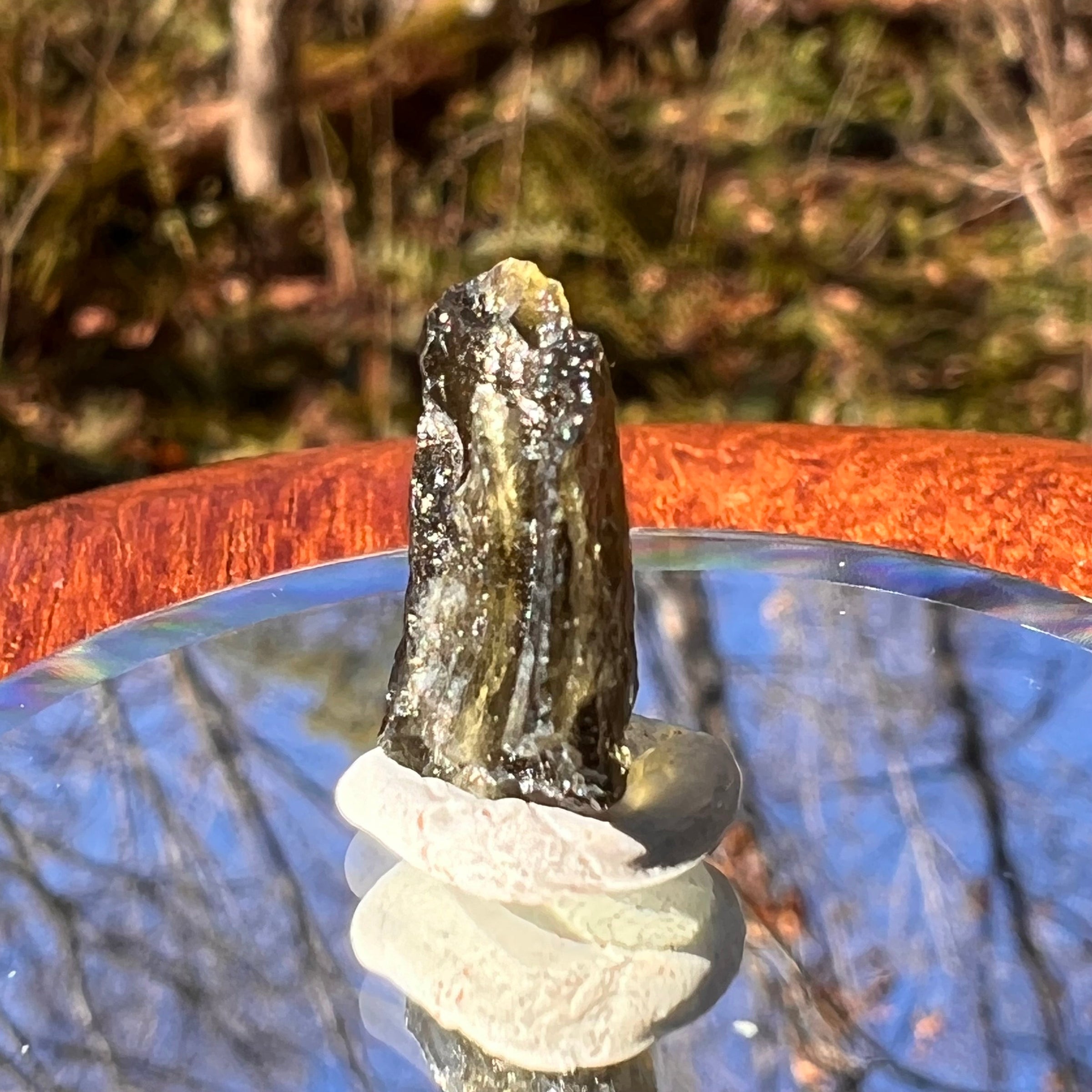 Moldavite 0.8 grams #1765-Moldavite Life