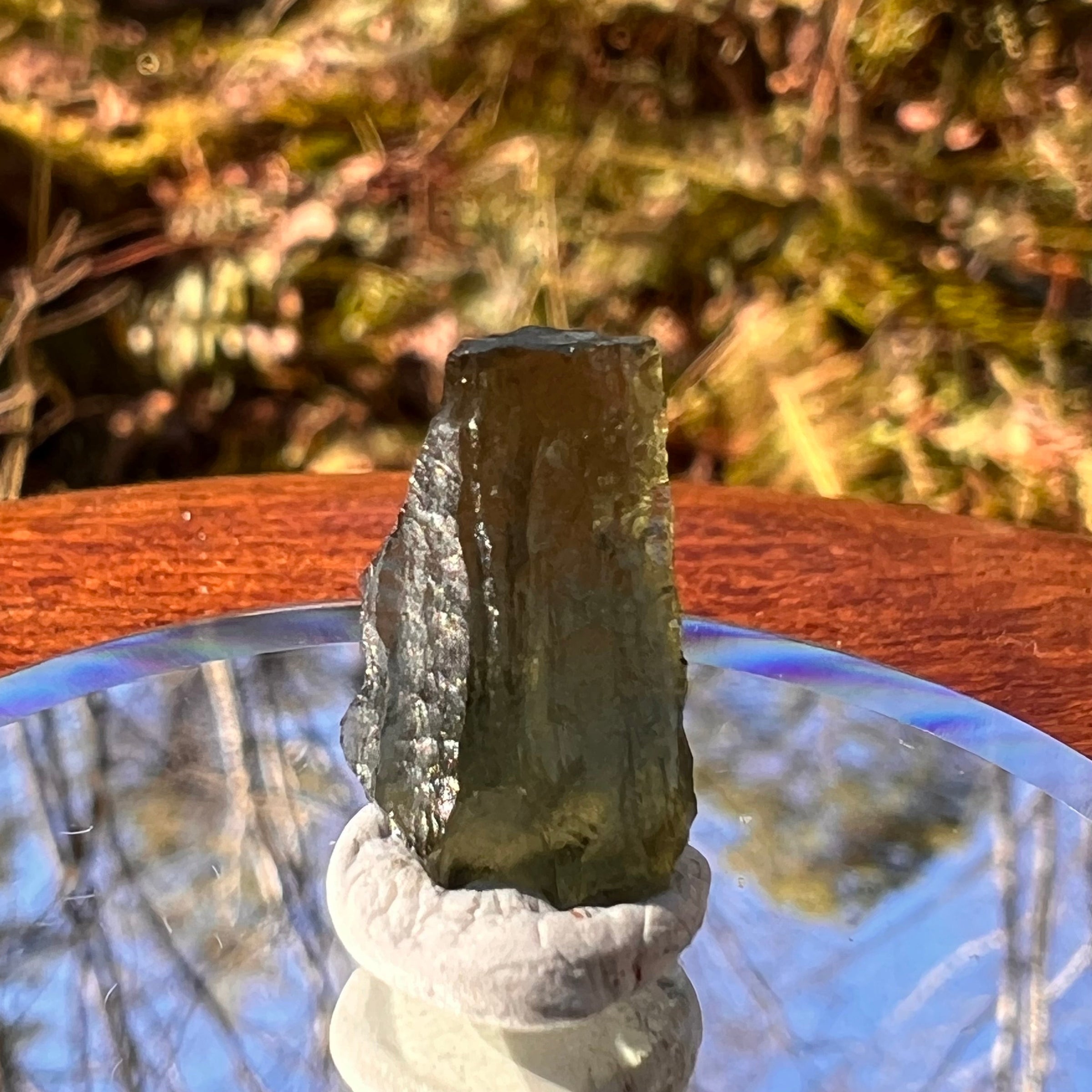 Moldavite 0.8 grams #1779-Moldavite Life