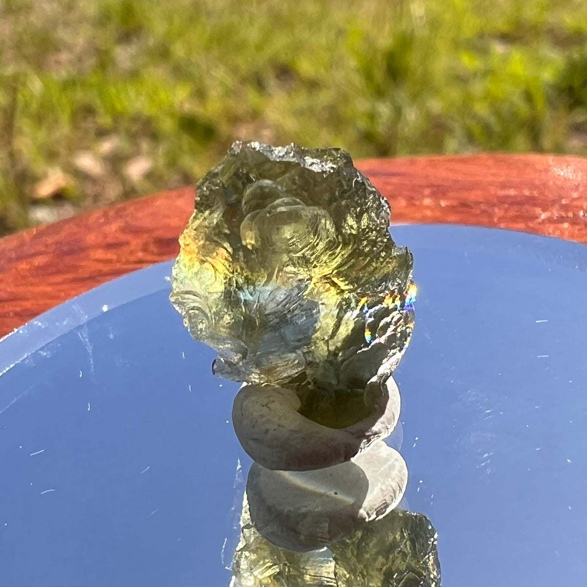 Moldavite 0.8 grams #1815-Moldavite Life