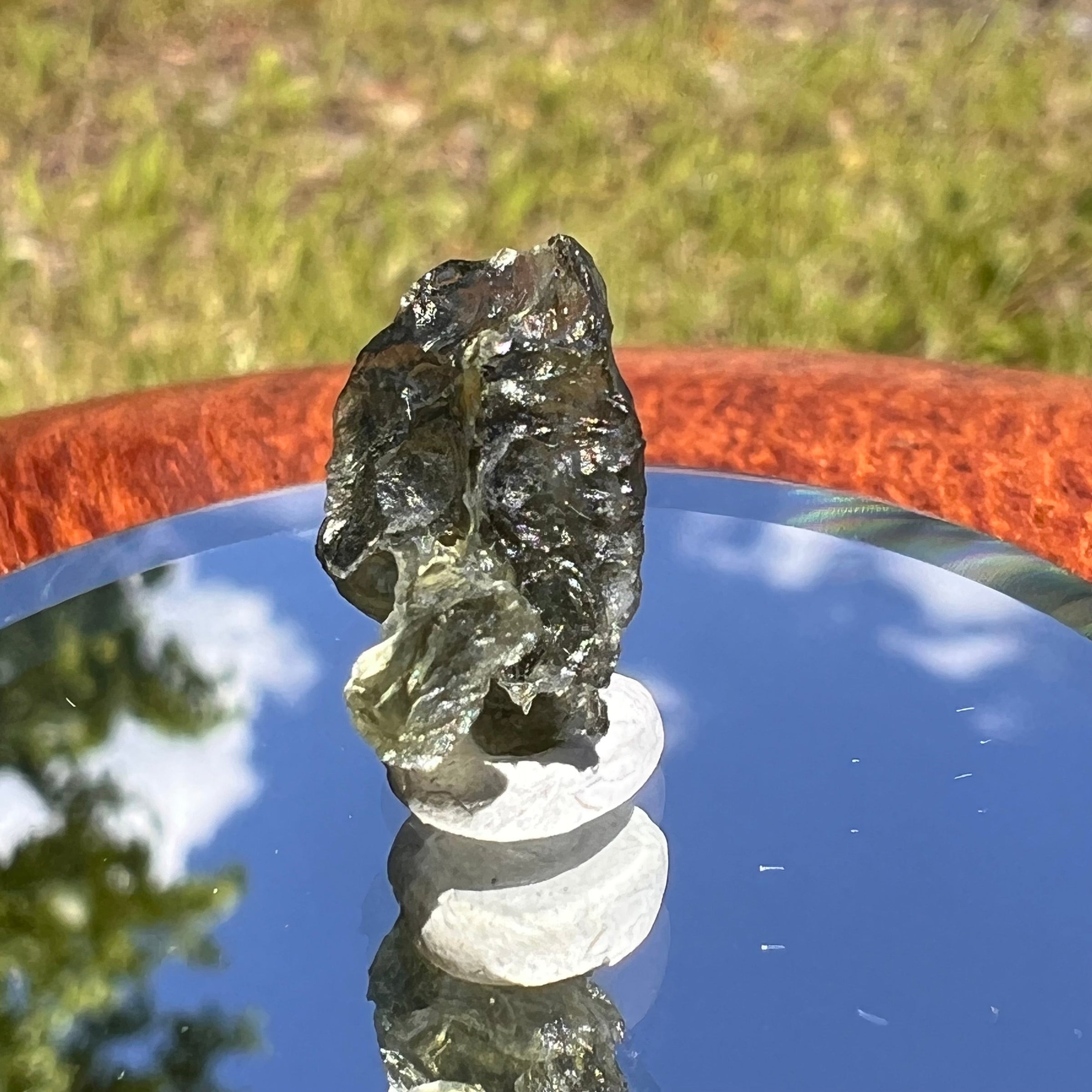 Moldavite 0.8 grams #1815-Moldavite Life