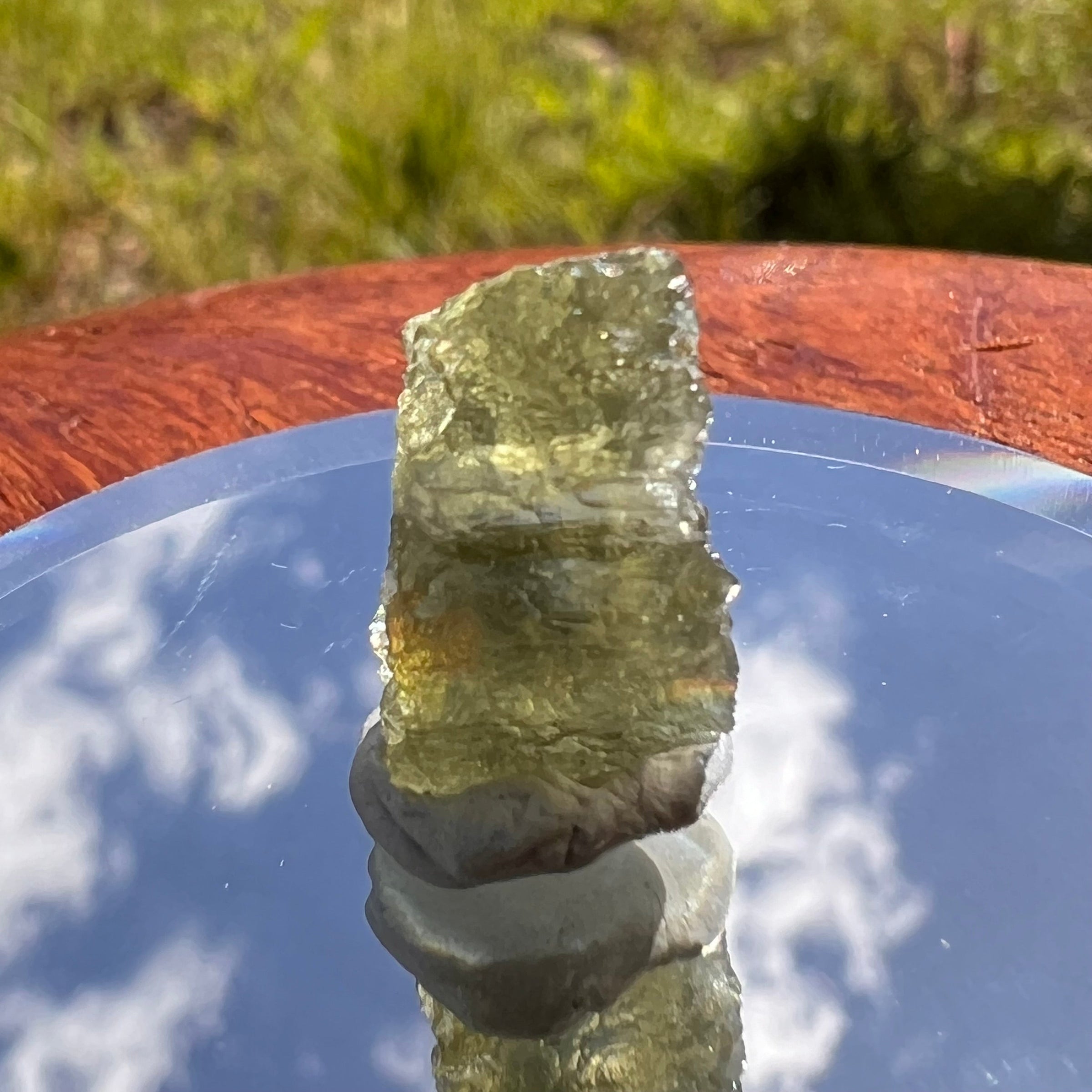 Moldavite 0.8 grams #1825-Moldavite Life