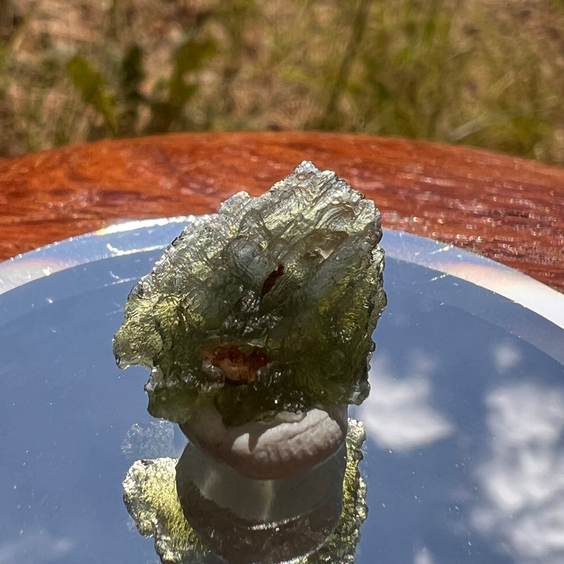 Moldavite 0.8 grams #1833-Moldavite Life