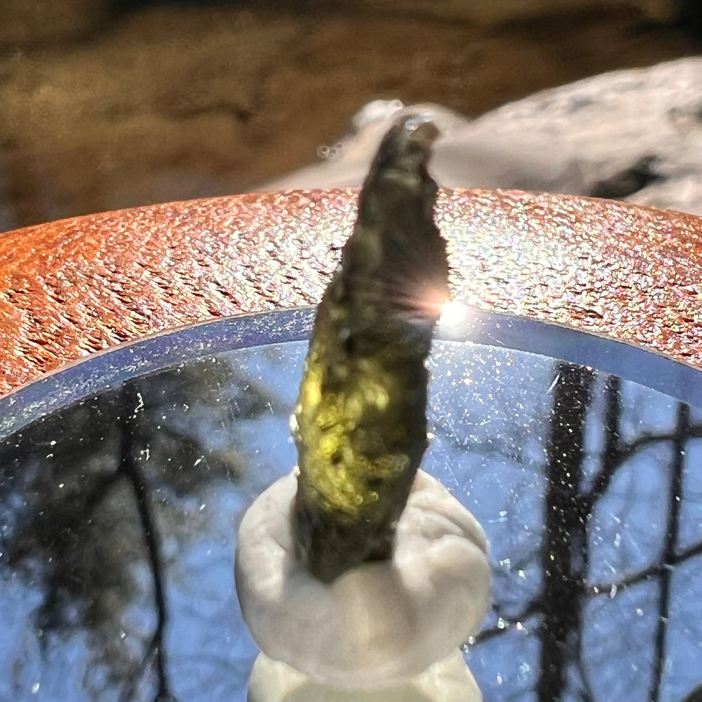 Moldavite 0.8 grams #1878-Moldavite Life