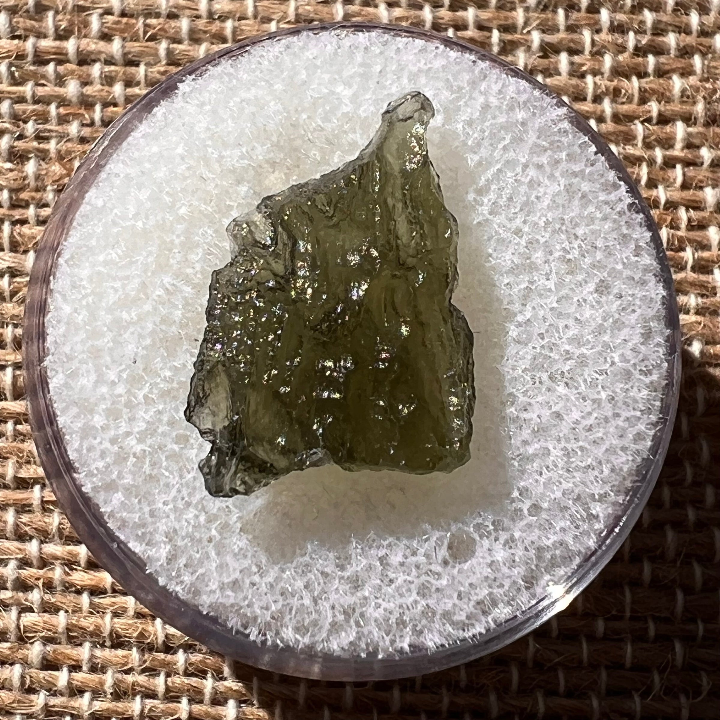 Moldavite 0.8 grams #1878-Moldavite Life