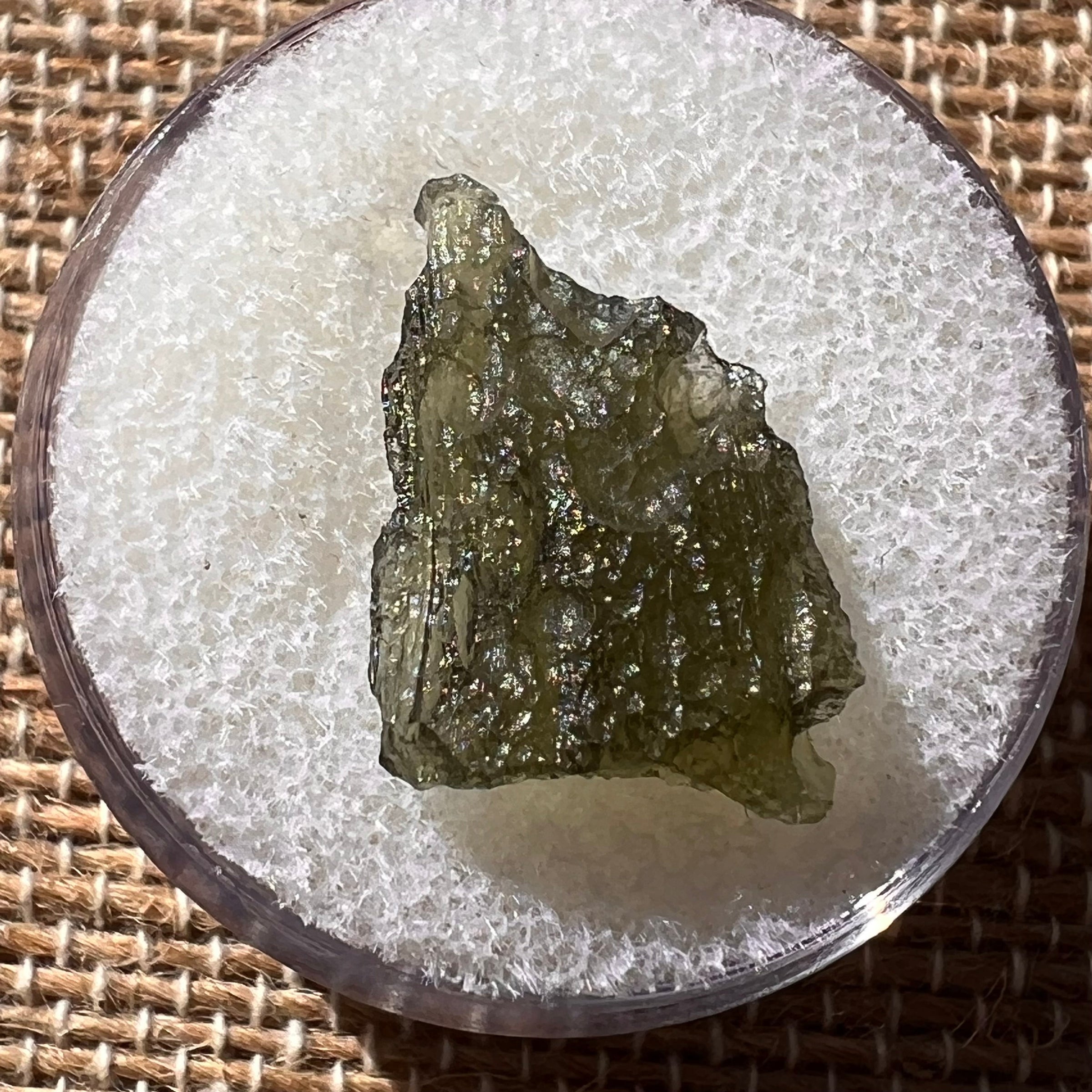 Moldavite 0.8 grams #1878-Moldavite Life