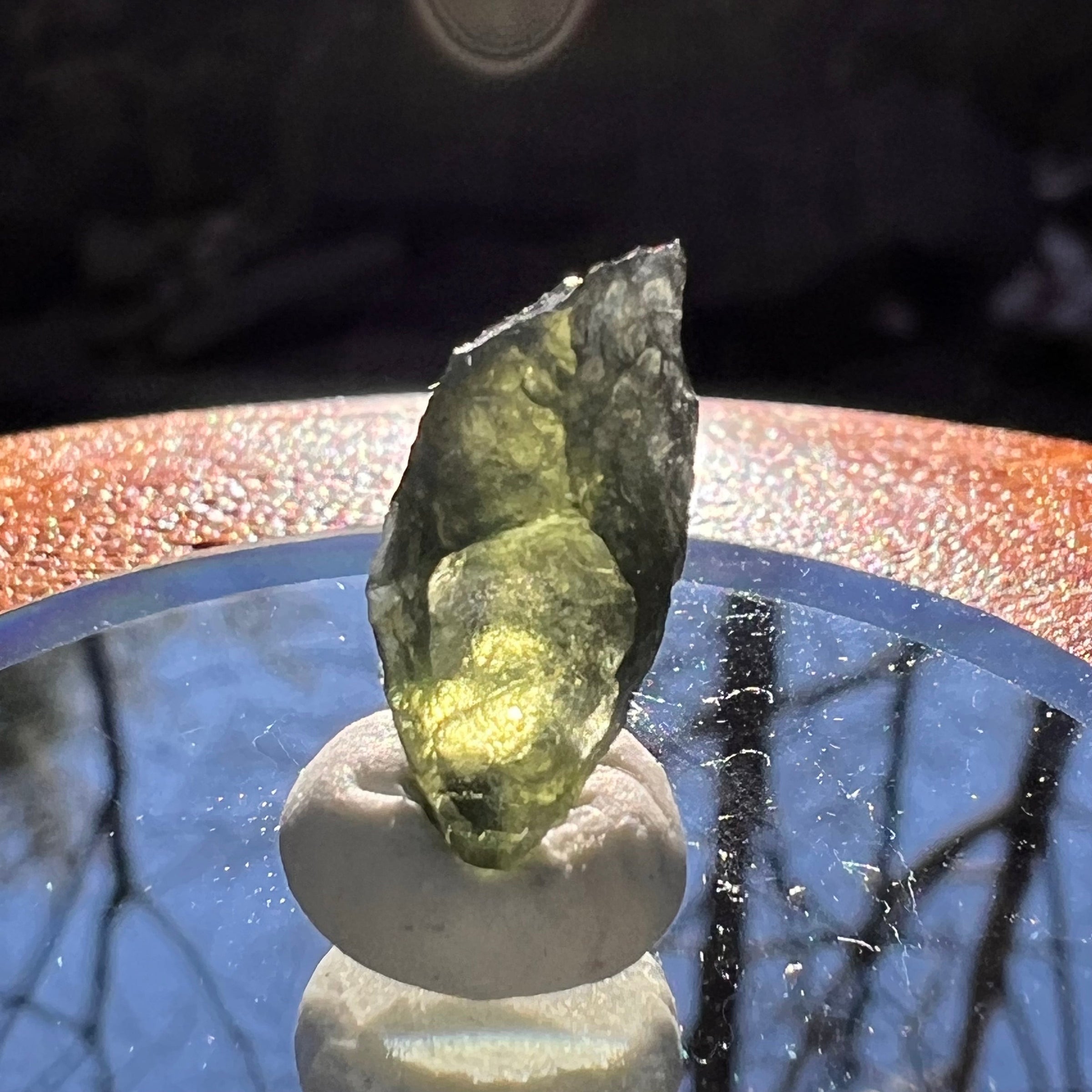 Moldavite 0.8 grams #1882-Moldavite Life