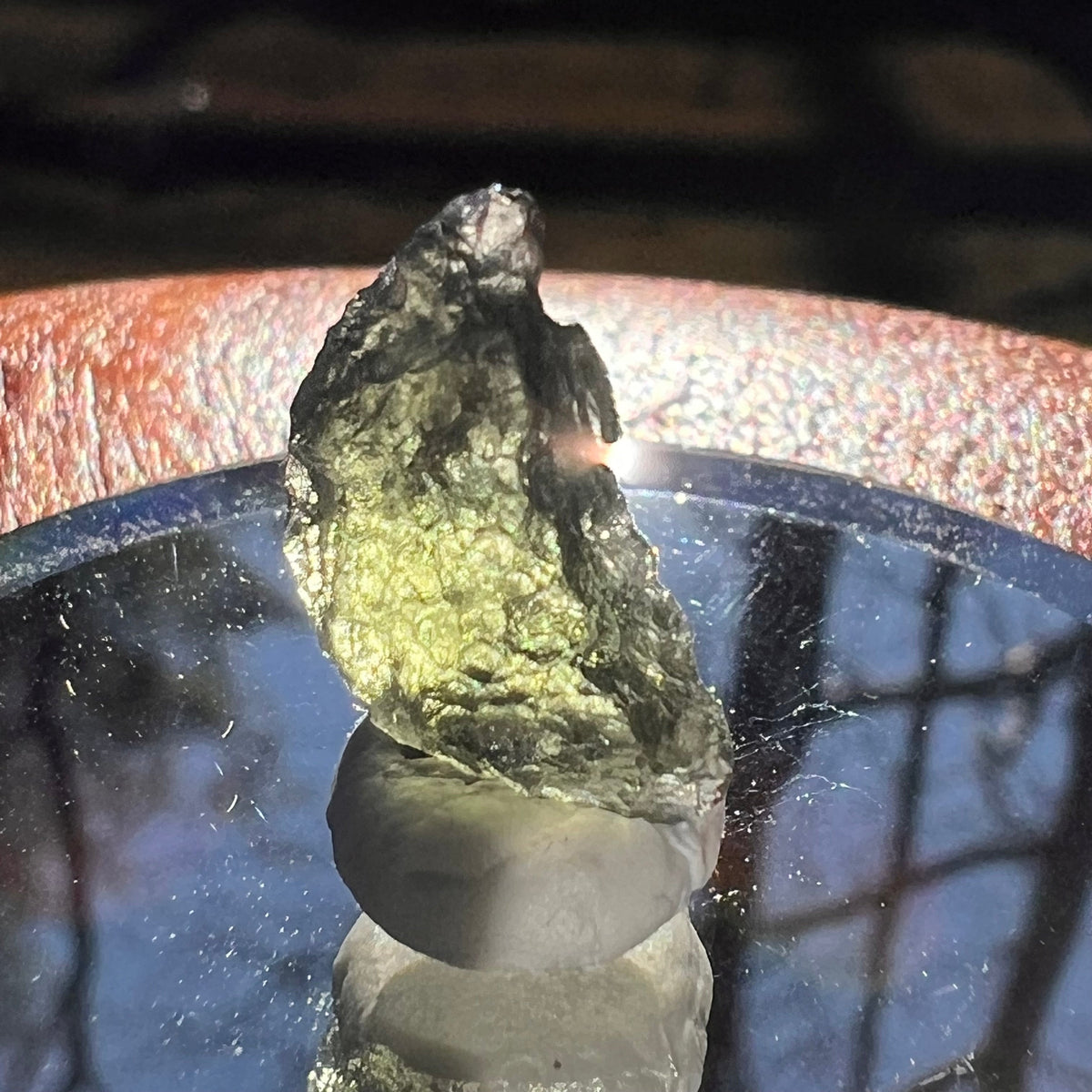 Moldavite 0.8 grams #1883-Moldavite Life