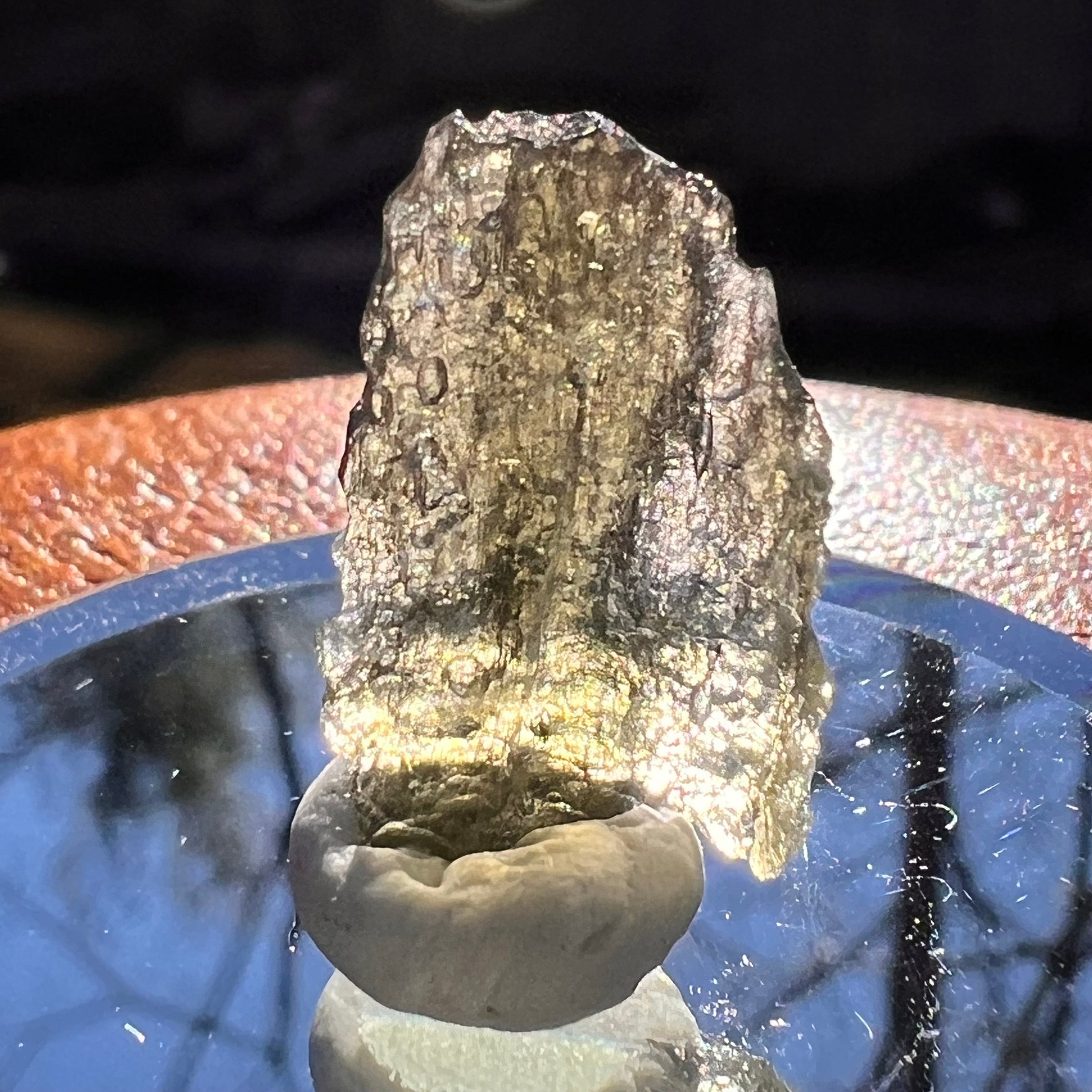 Moldavite 0.8 grams #1885-Moldavite Life