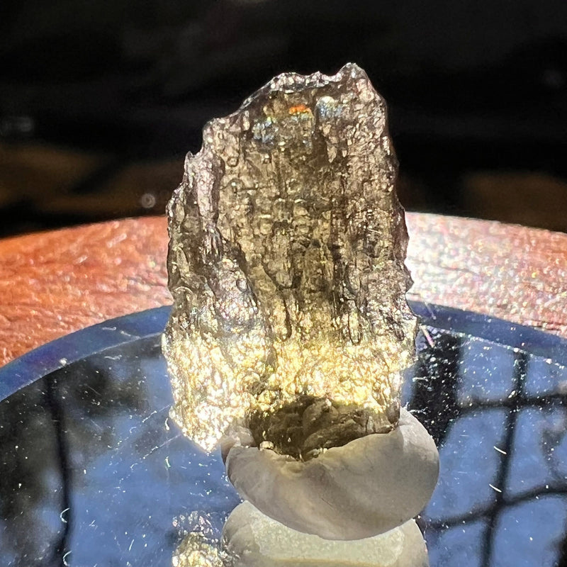 Moldavite 0.8 grams #1885-Moldavite Life