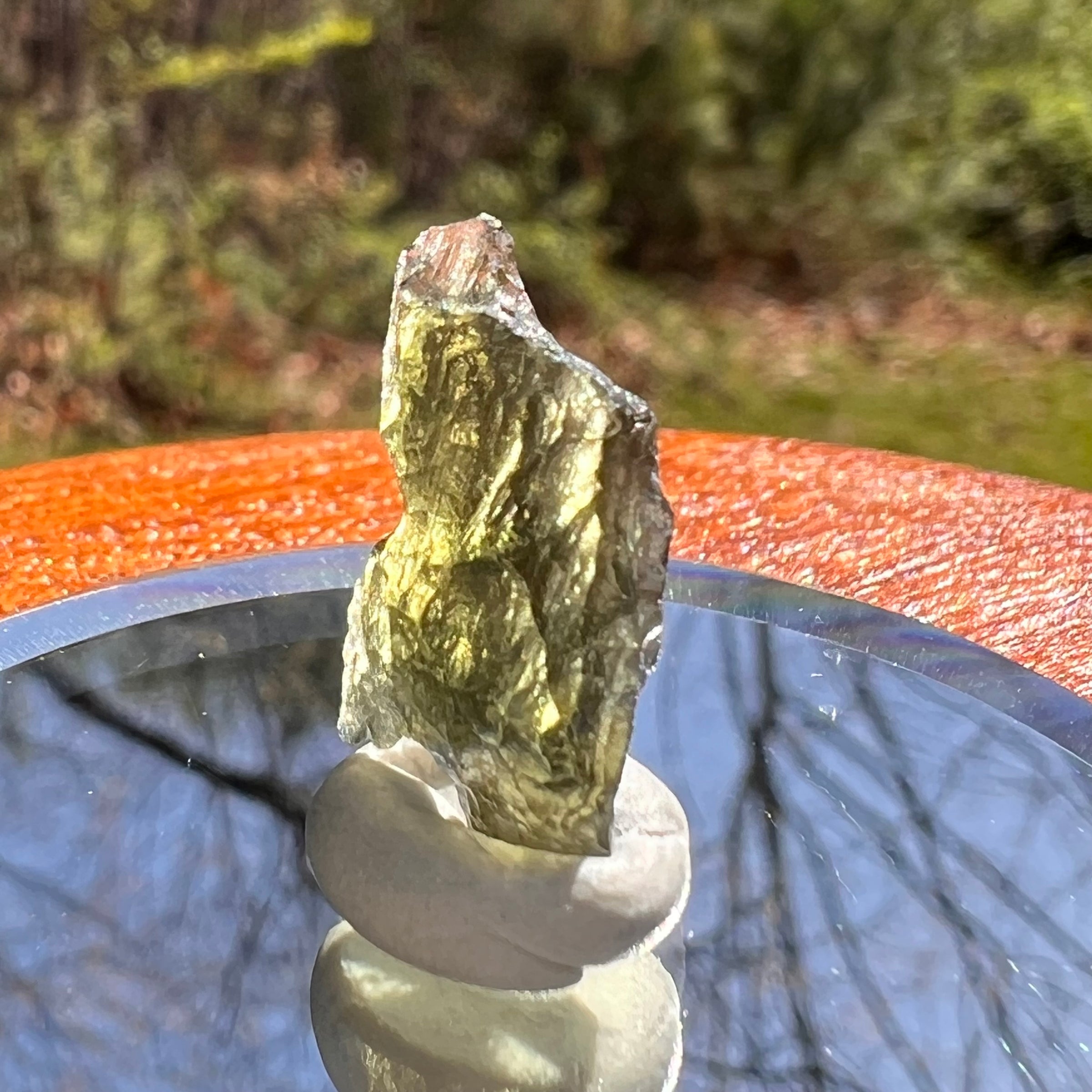 Moldavite 0.8 grams #1998-Moldavite Life