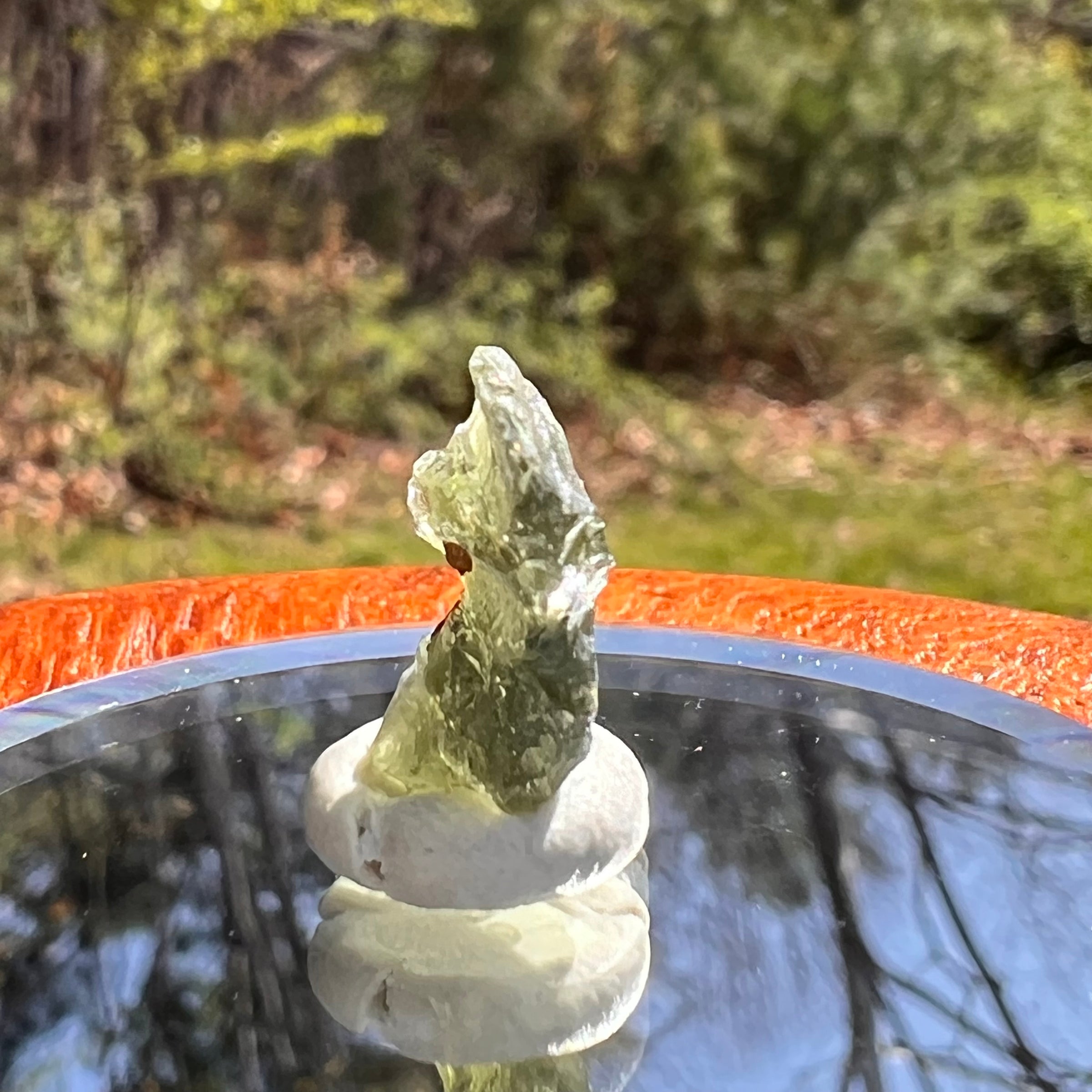 Moldavite 0.8 grams #2000-Moldavite Life