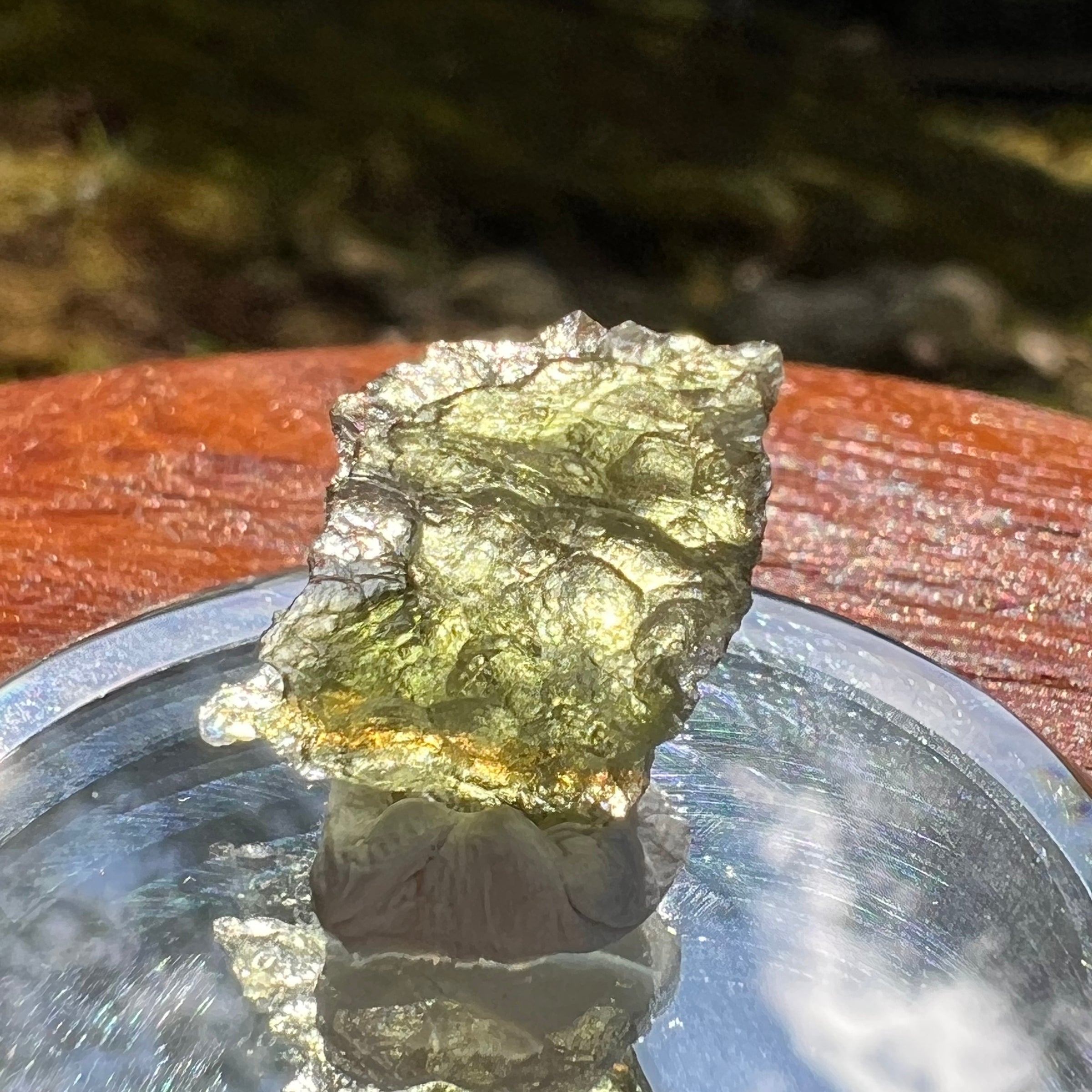 Moldavite 0.8 grams #2078-Moldavite Life