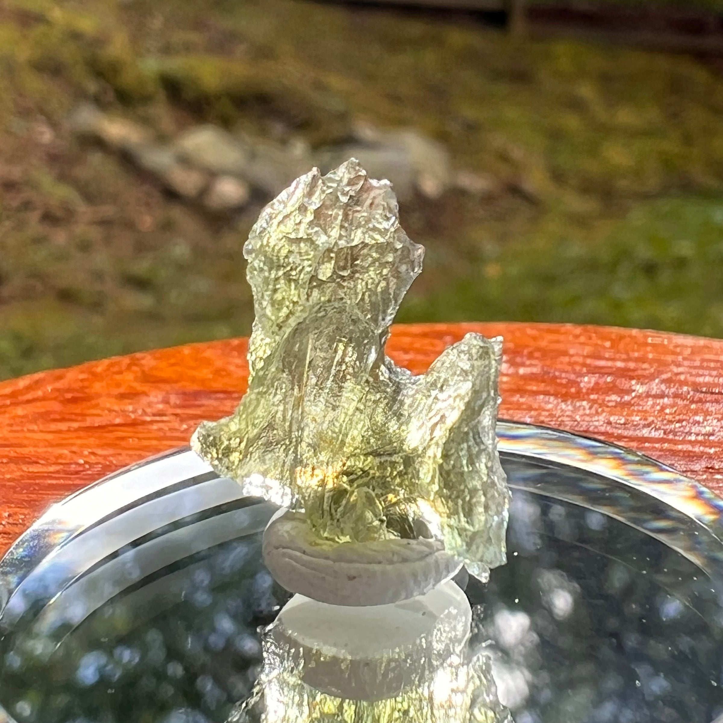 Moldavite 0.8 grams #2082-Moldavite Life