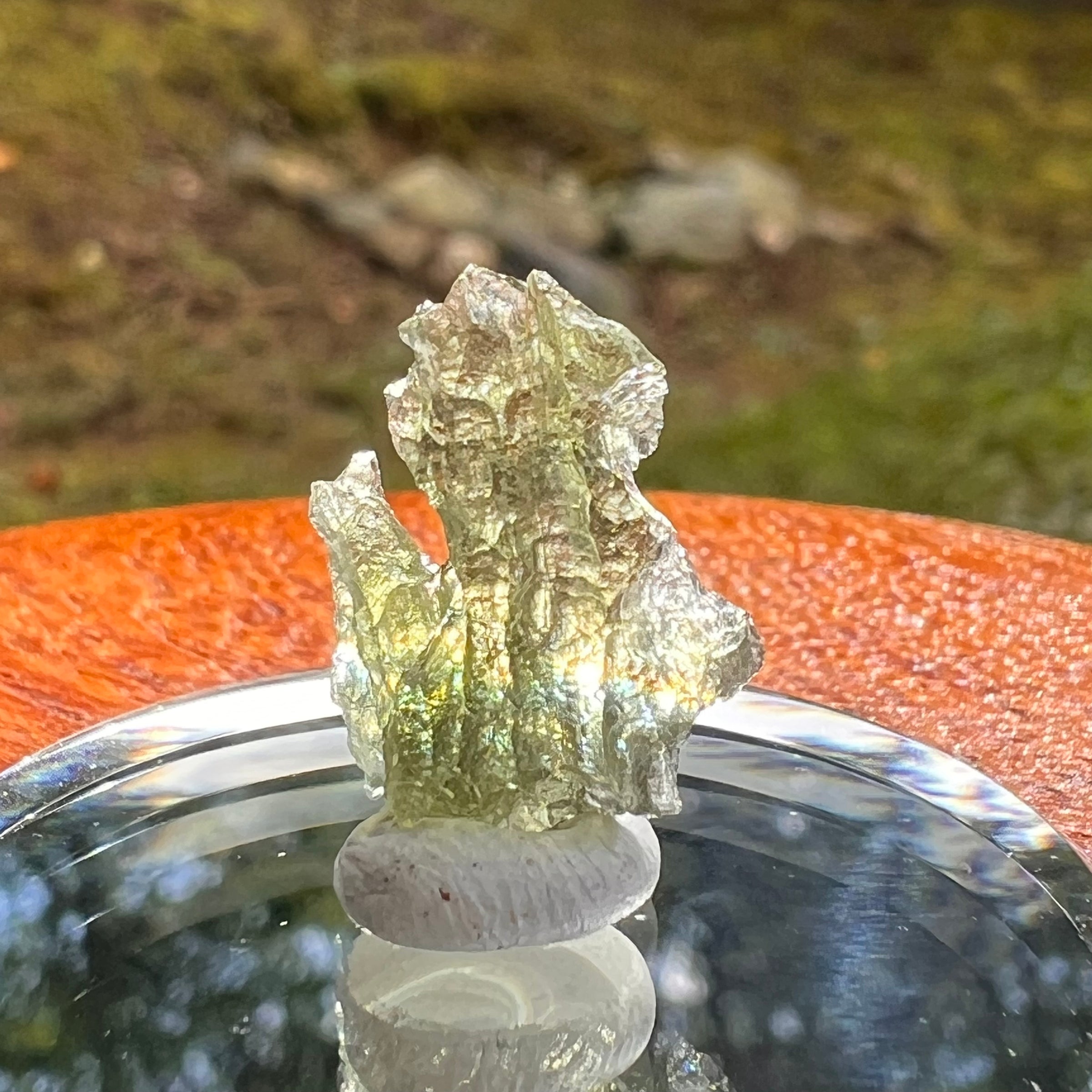 Moldavite 0.8 grams #2082-Moldavite Life