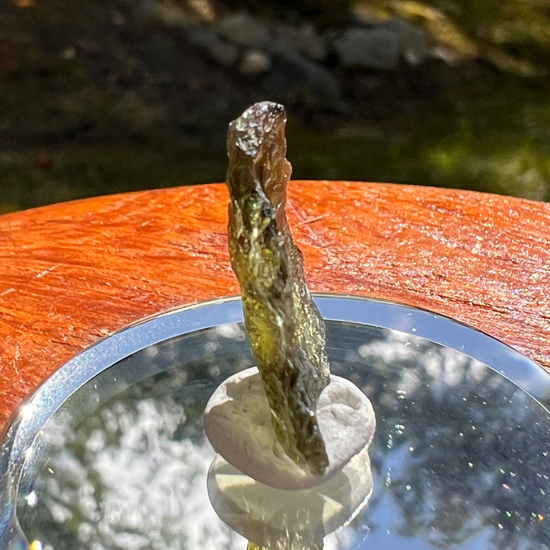 Moldavite 0.8 grams #2086-Moldavite Life