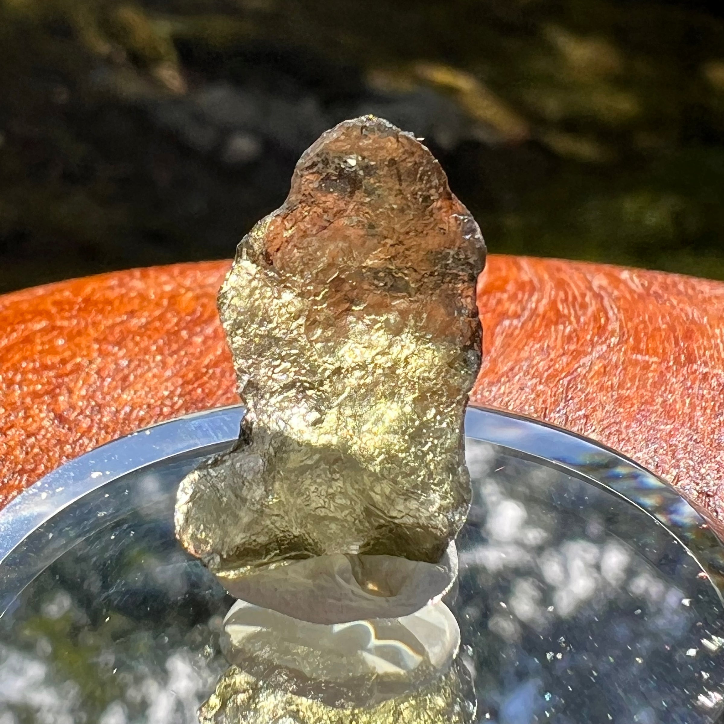 Moldavite 0.8 grams #2086-Moldavite Life