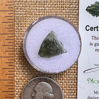 Moldavite 0.8 grams #2091-Moldavite Life