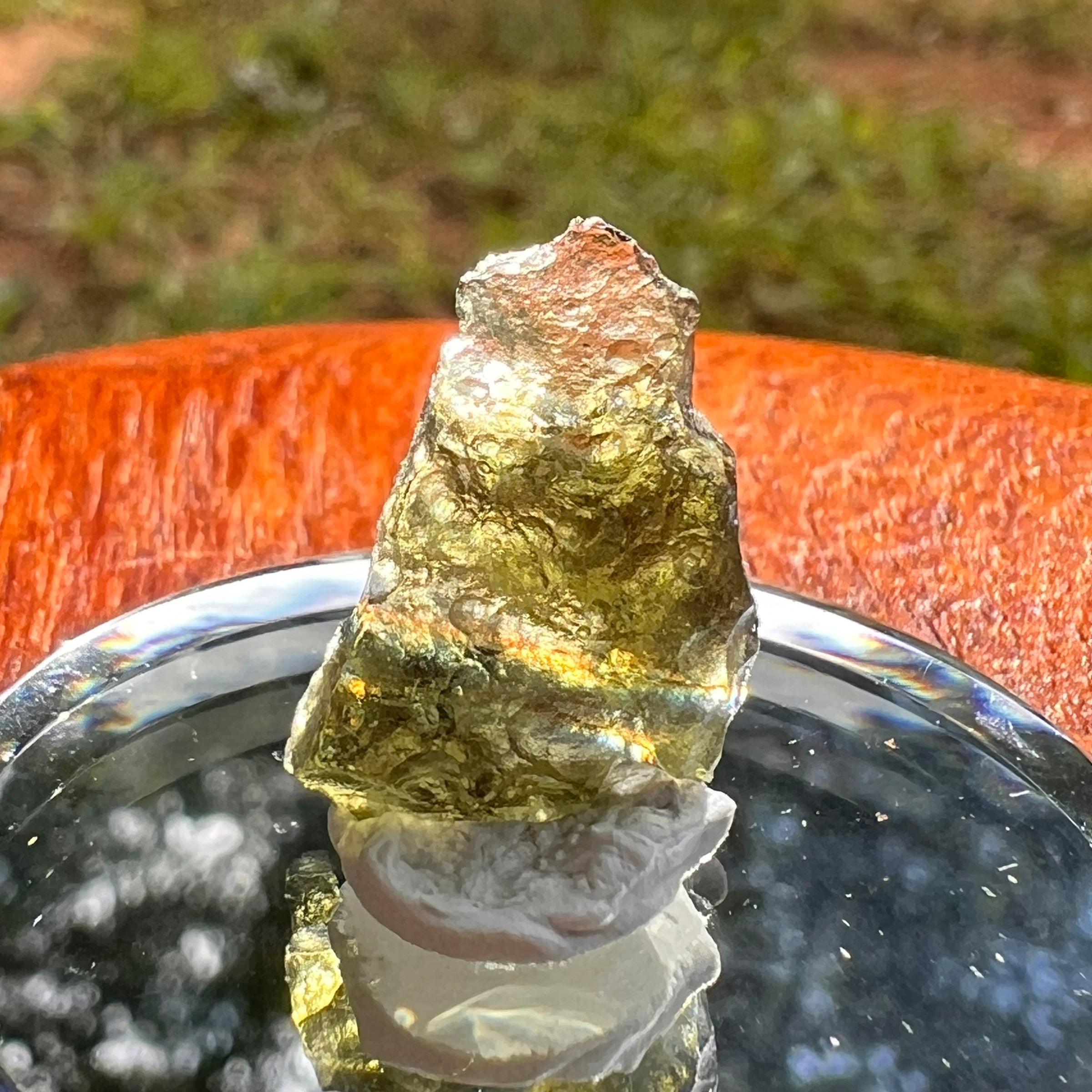 Moldavite 0.8 grams #2098-Moldavite Life