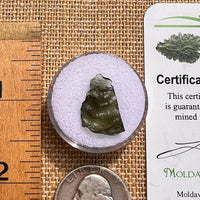 Moldavite 0.8 grams #2098-Moldavite Life