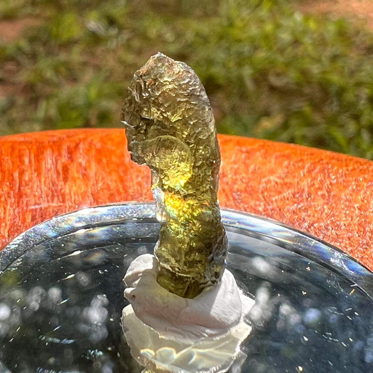 Moldavite 0.8 grams #2099-Moldavite Life