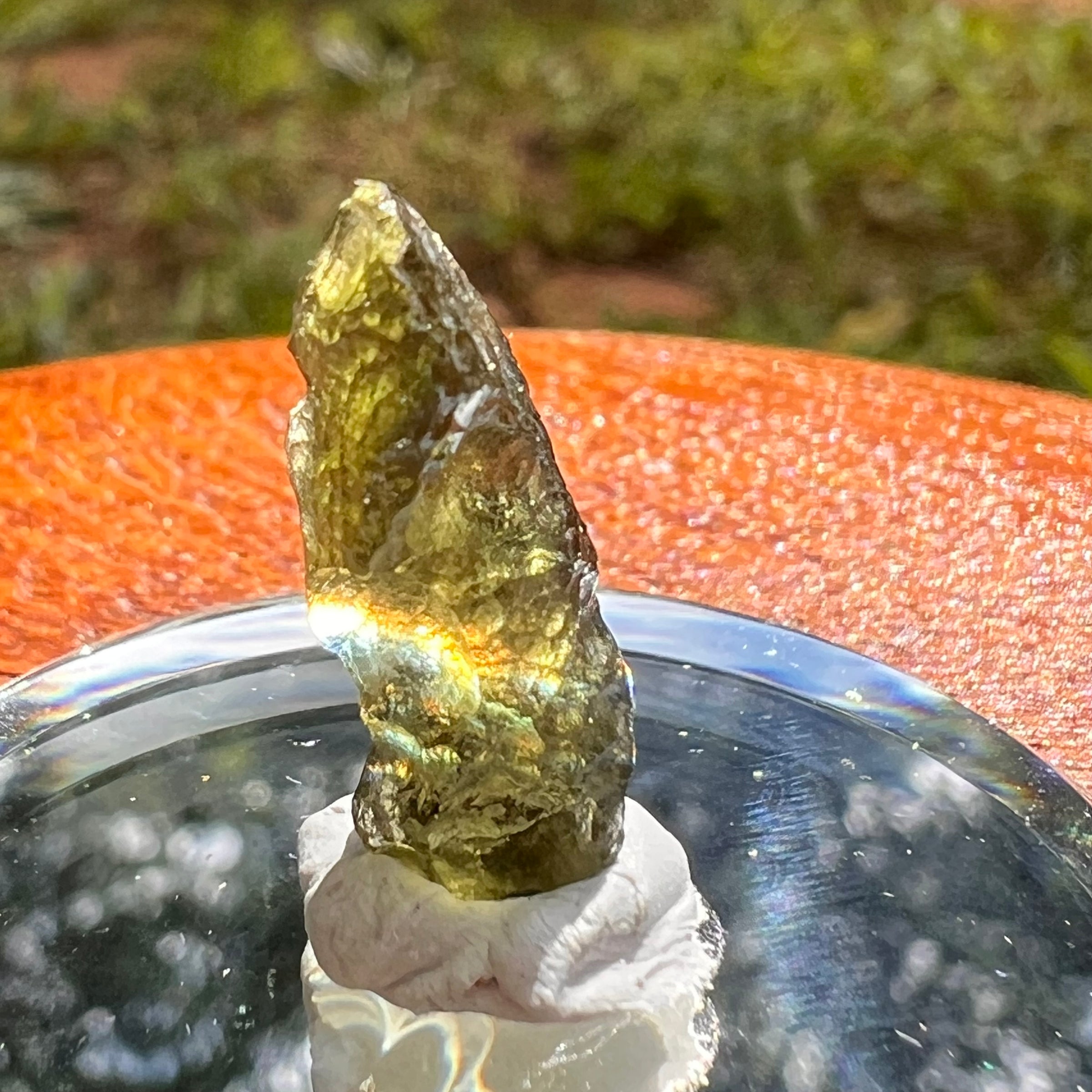 Moldavite 0.8 grams #2099-Moldavite Life