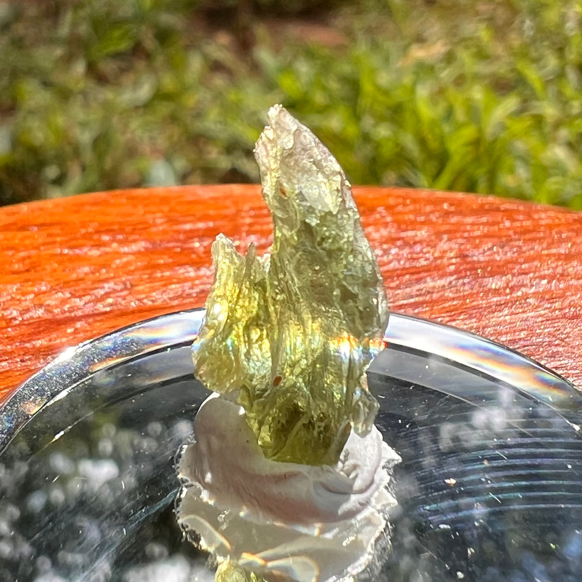 Moldavite 0.8 grams #2104-Moldavite Life