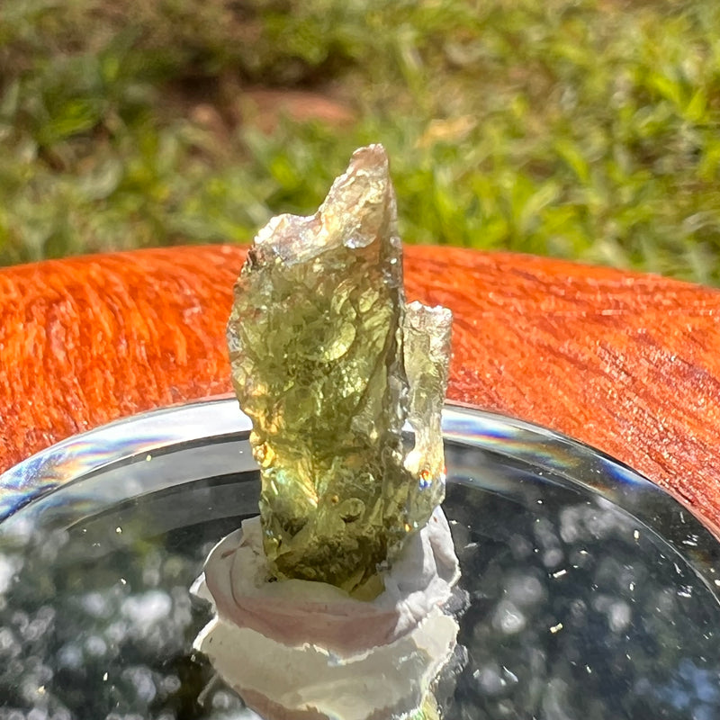 Moldavite 0.8 grams #2104-Moldavite Life