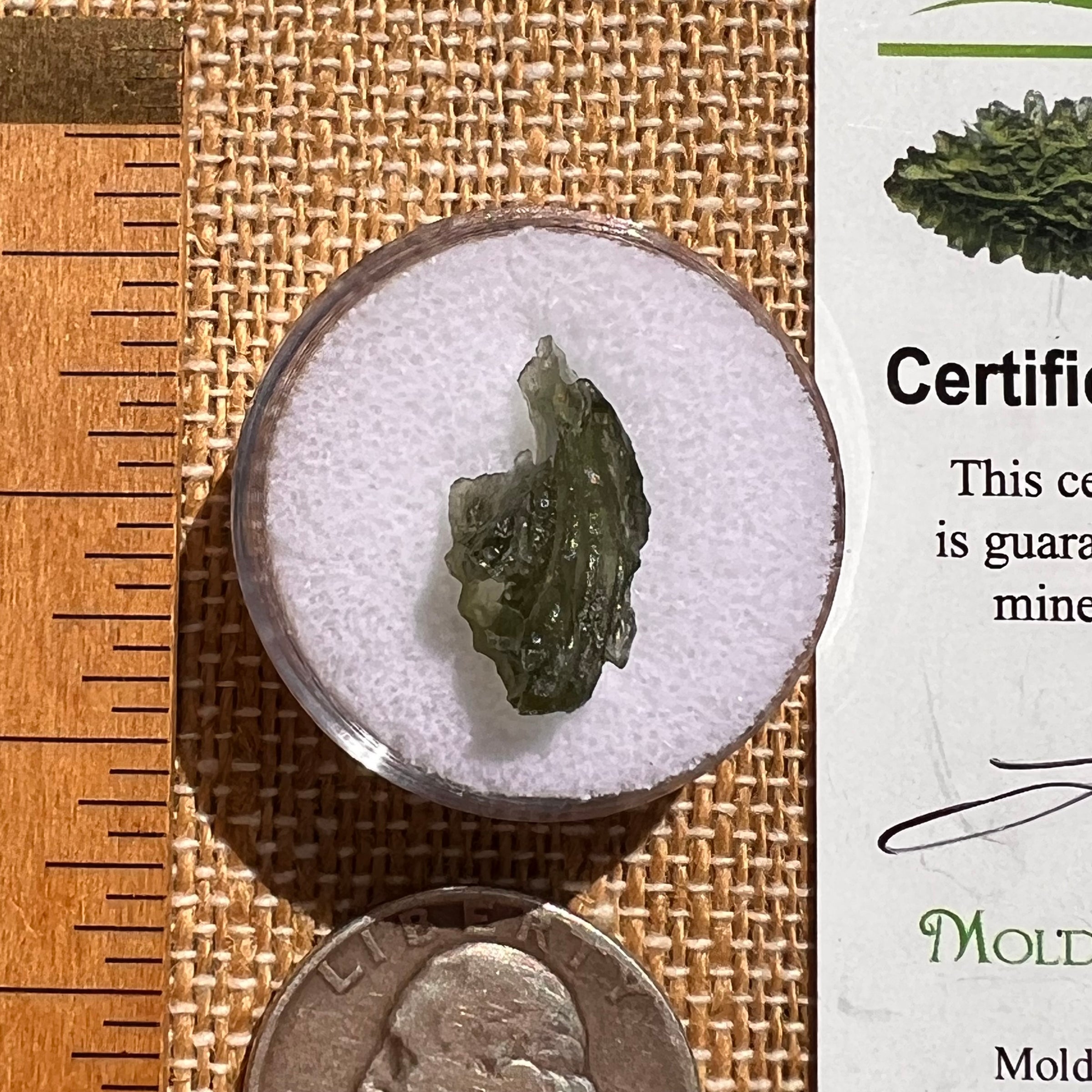 Moldavite 0.8 grams #2104-Moldavite Life