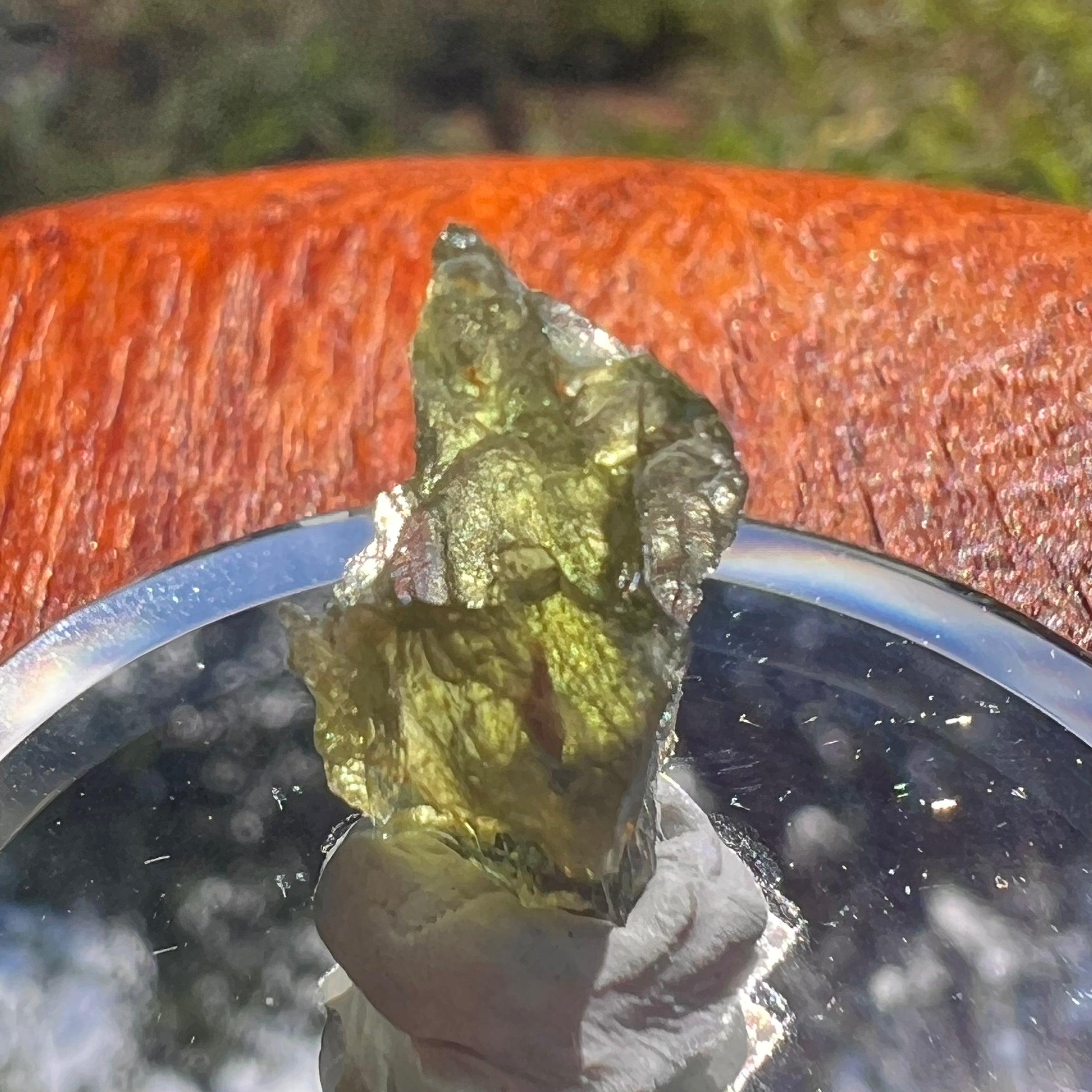 Moldavite 0.8 grams #2104-Moldavite Life
