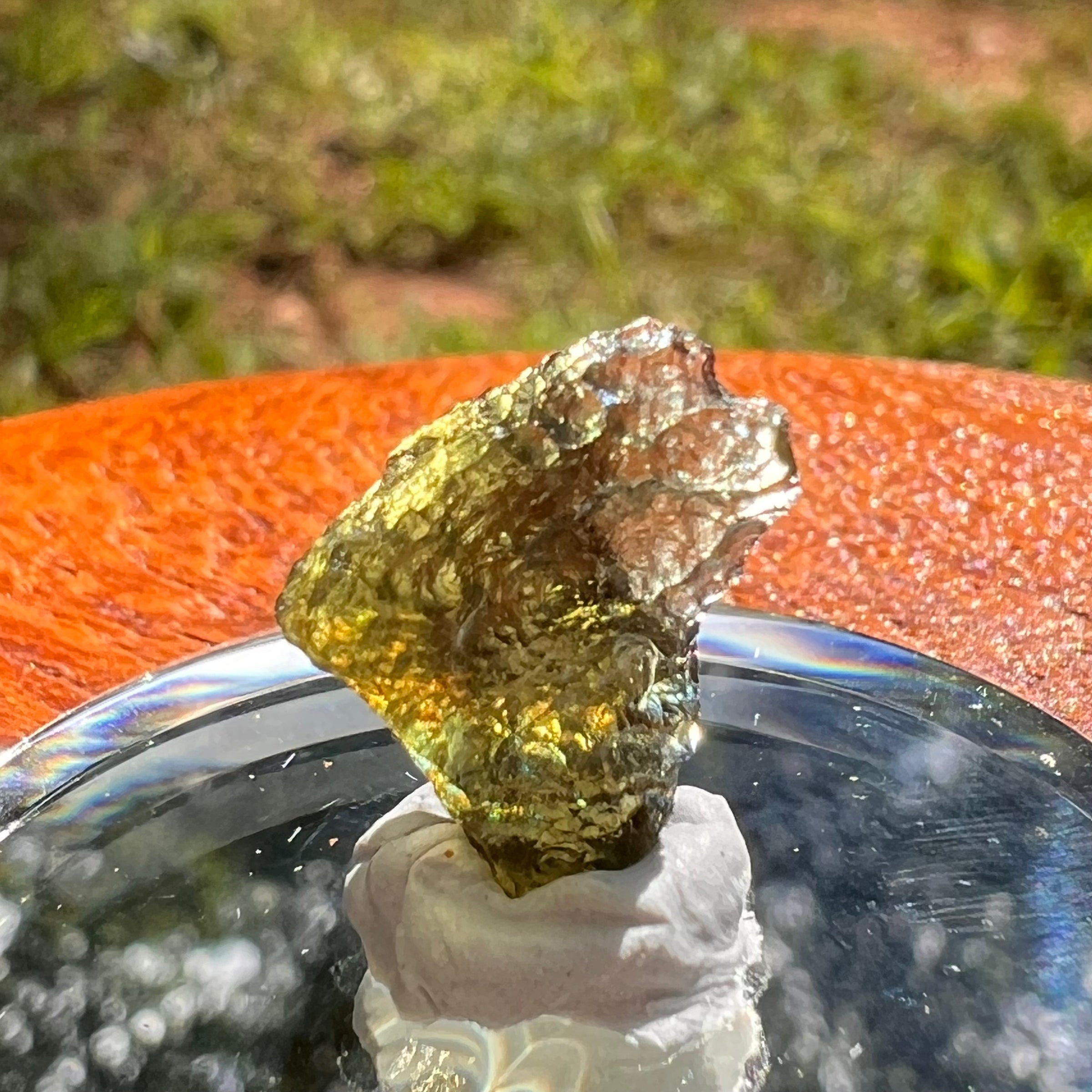 Moldavite 0.8 grams #2105-Moldavite Life