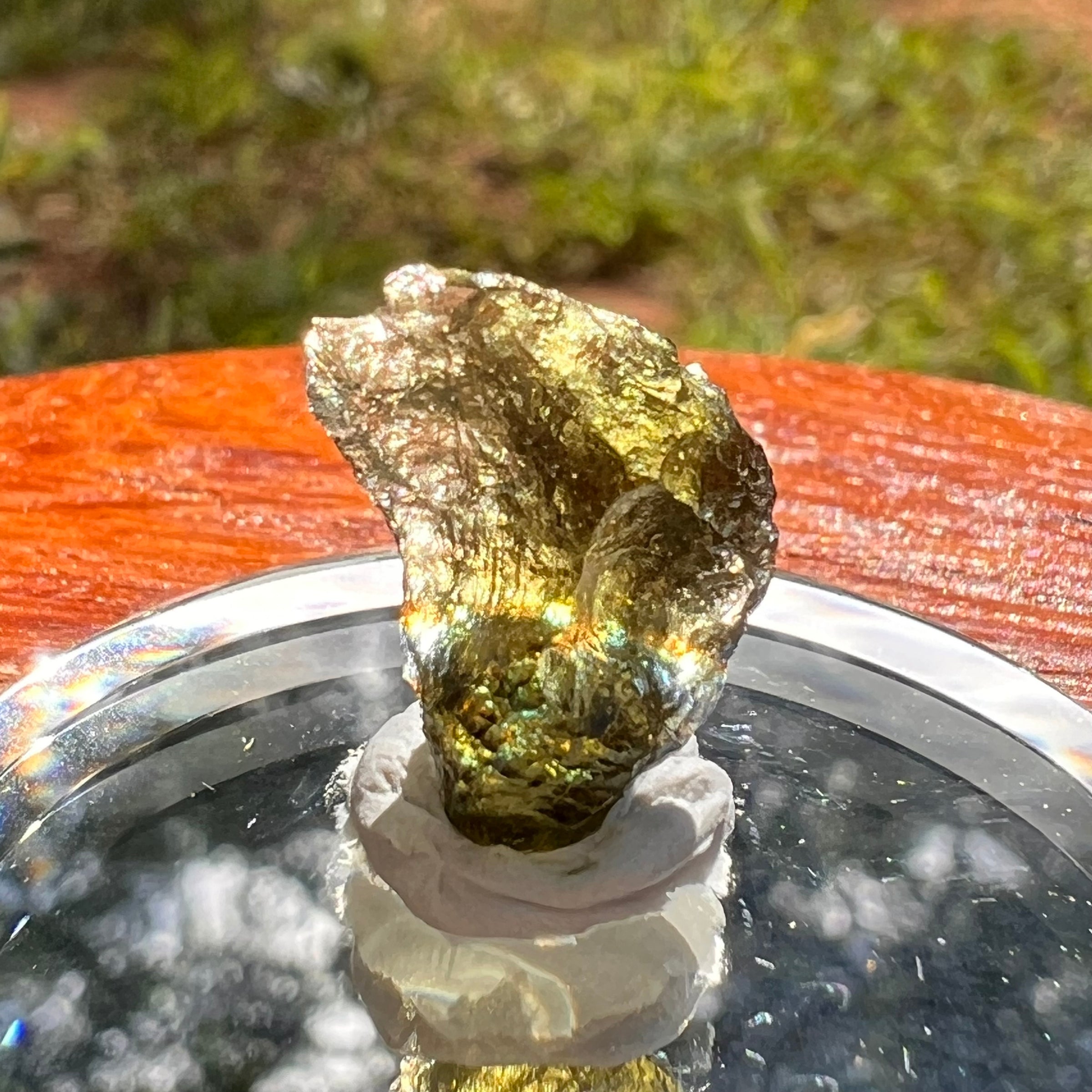Moldavite 0.8 grams #2105-Moldavite Life