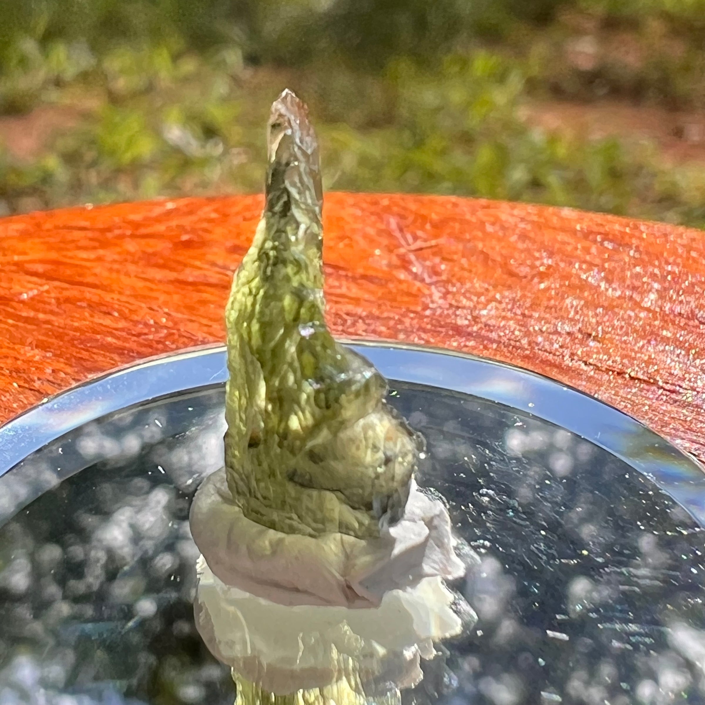 Moldavite 0.8 grams #2108-Moldavite Life