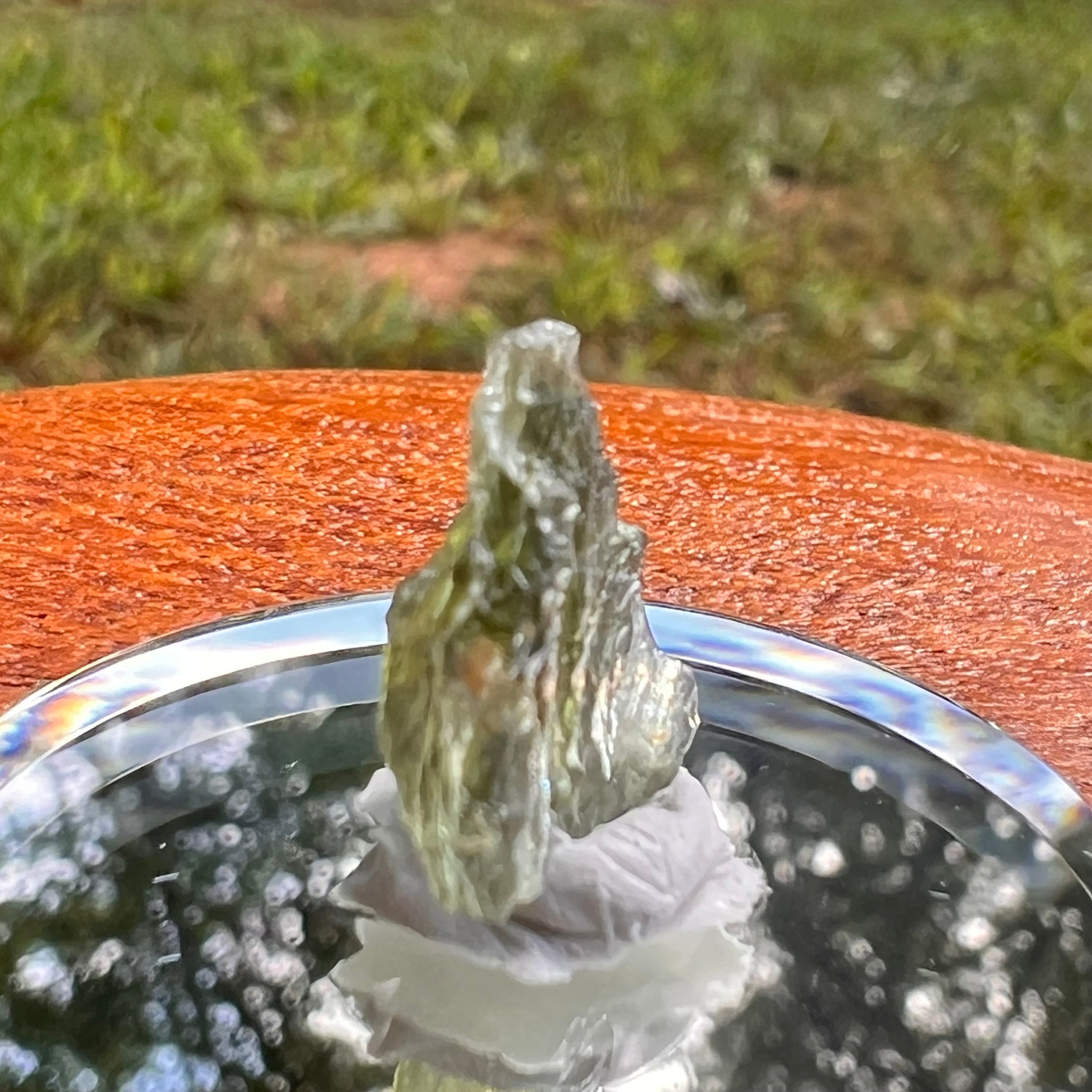 Moldavite 0.8 grams #2109-Moldavite Life