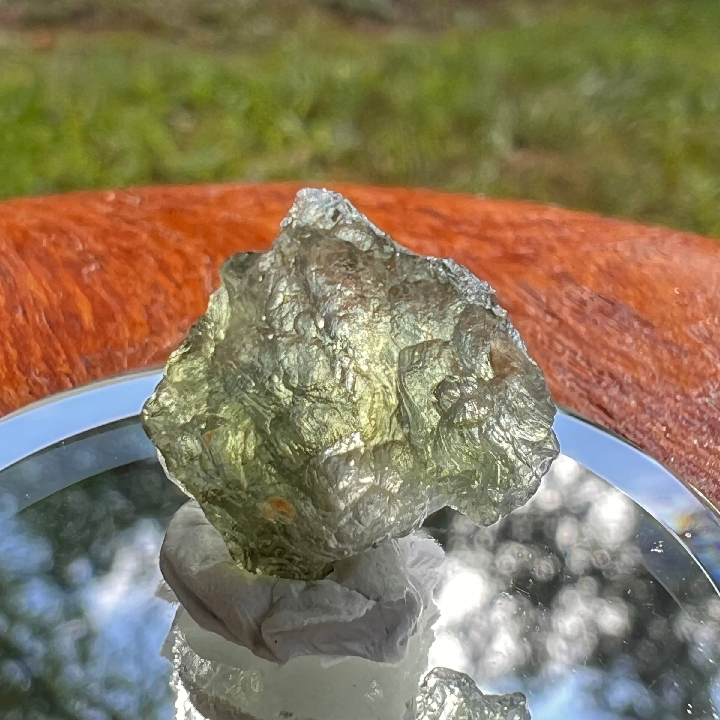 Moldavite 0.8 grams #2109-Moldavite Life