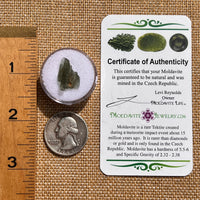 Moldavite 0.8 grams #2111-Moldavite Life