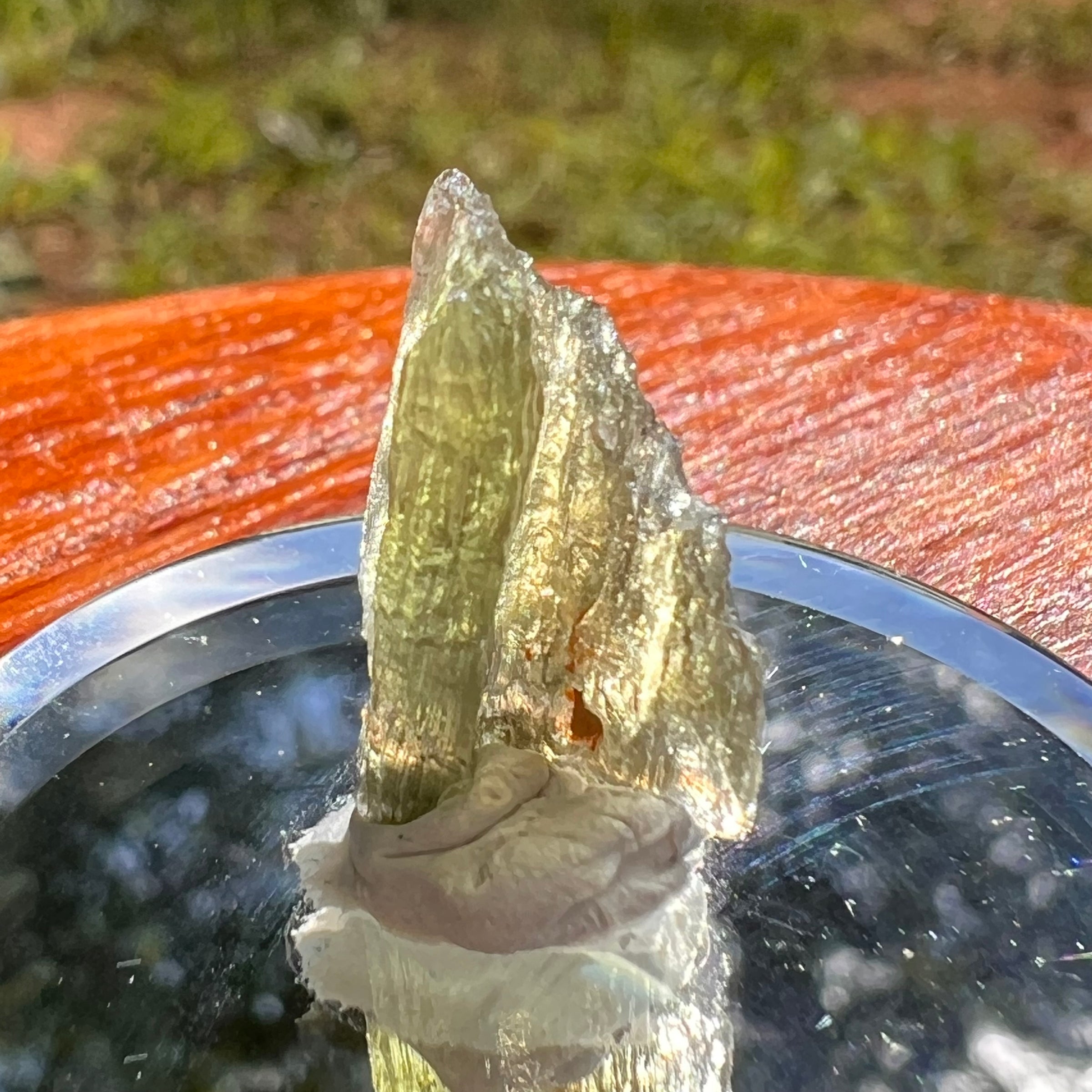 Moldavite 0.8 grams #2111-Moldavite Life