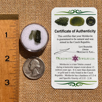 Moldavite 0.8 grams #2112-Moldavite Life