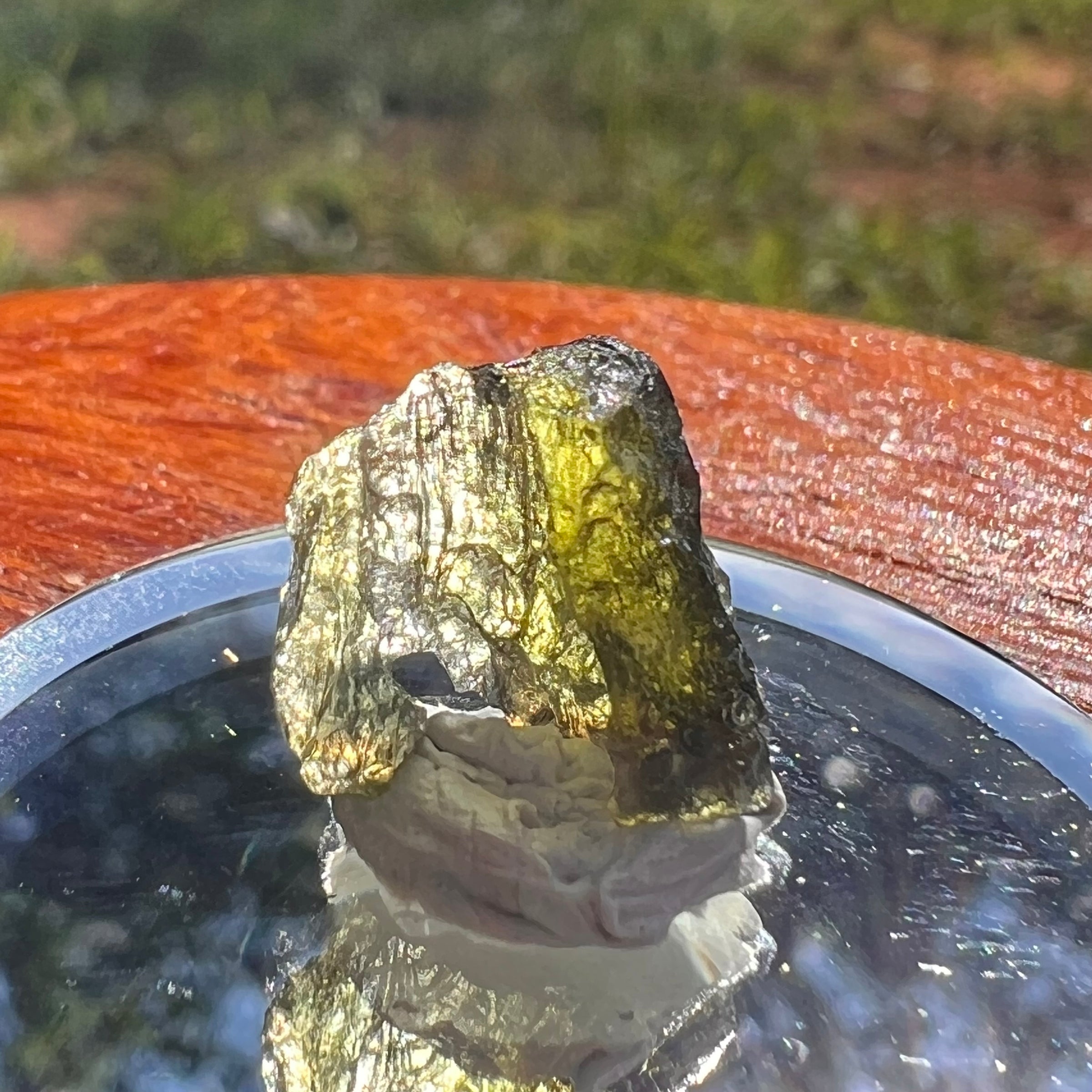 Moldavite 0.8 grams #2112-Moldavite Life