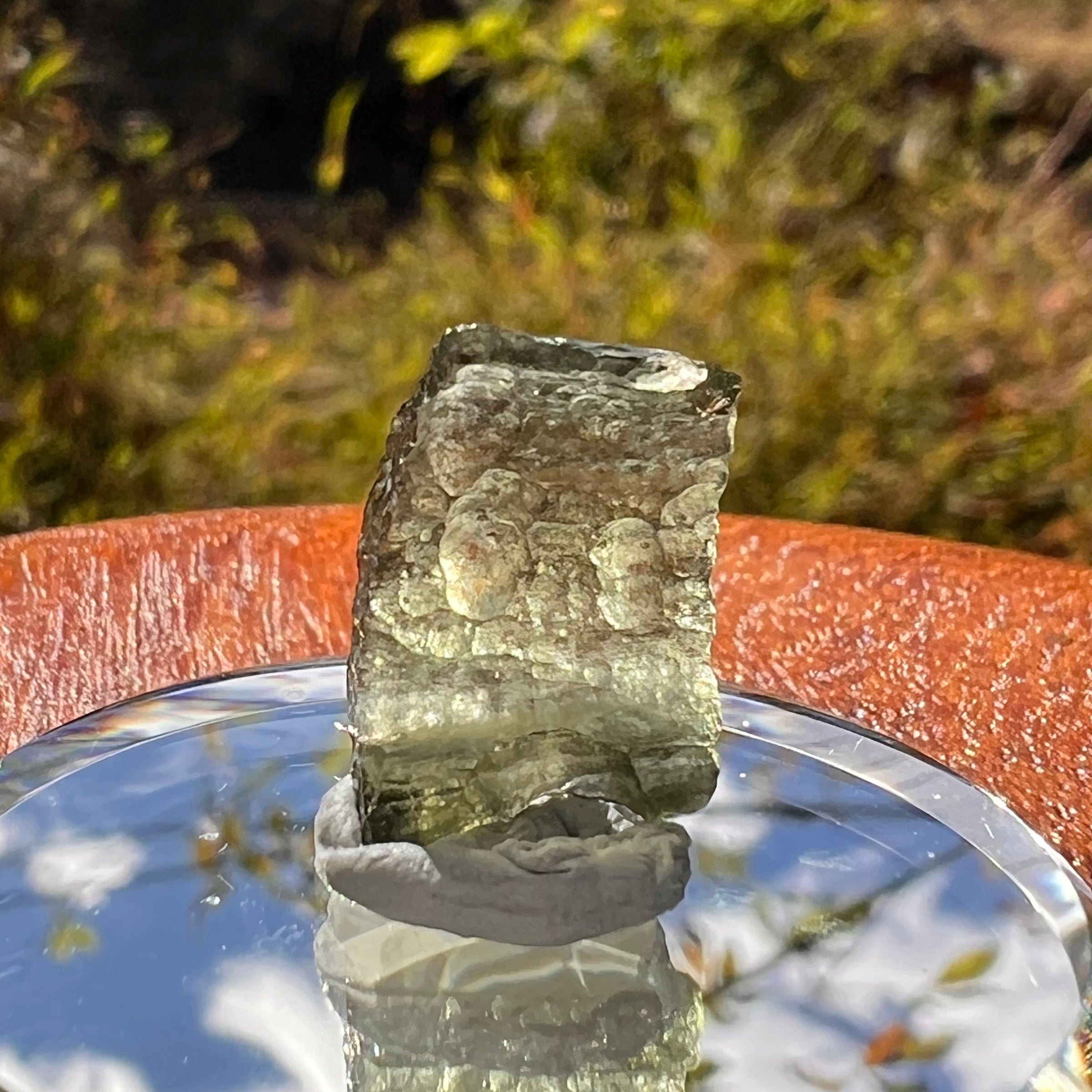 Moldavite 0.8 grams #2253-Moldavite Life