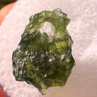 Moldavite 0.8 grams Natural Hole #2302-Moldavite Life