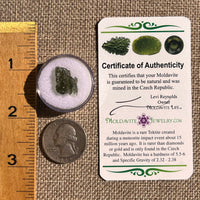 Moldavite 0.9 gram #2334-Moldavite Life