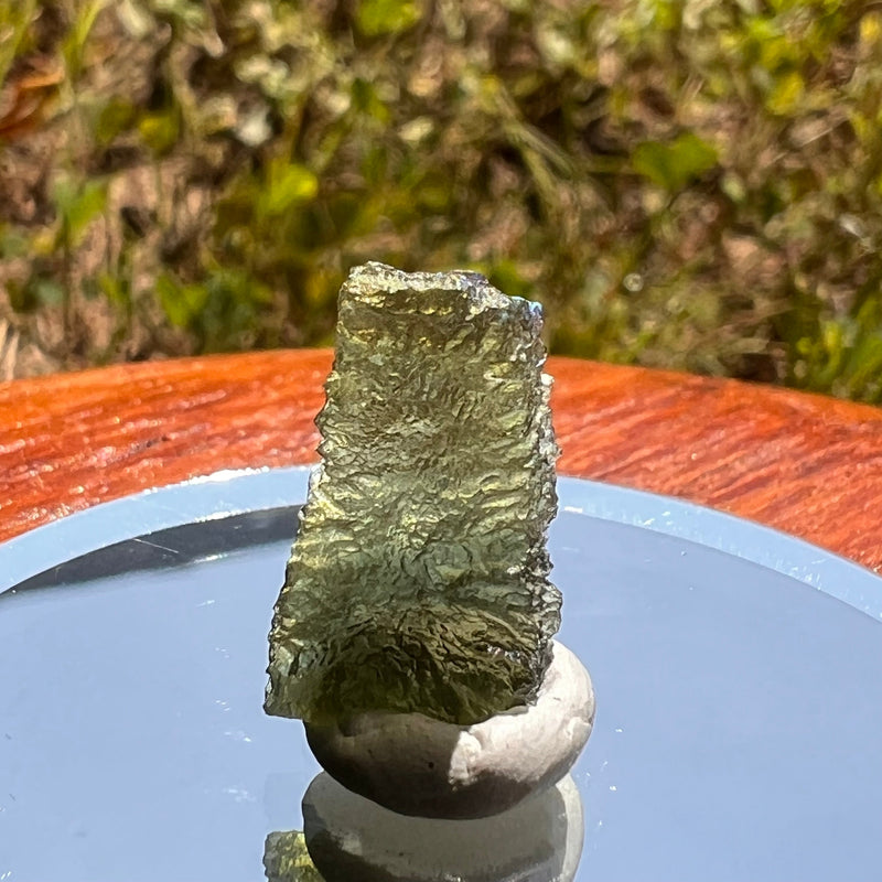 Moldavite 0.9 grams #1679-Moldavite Life