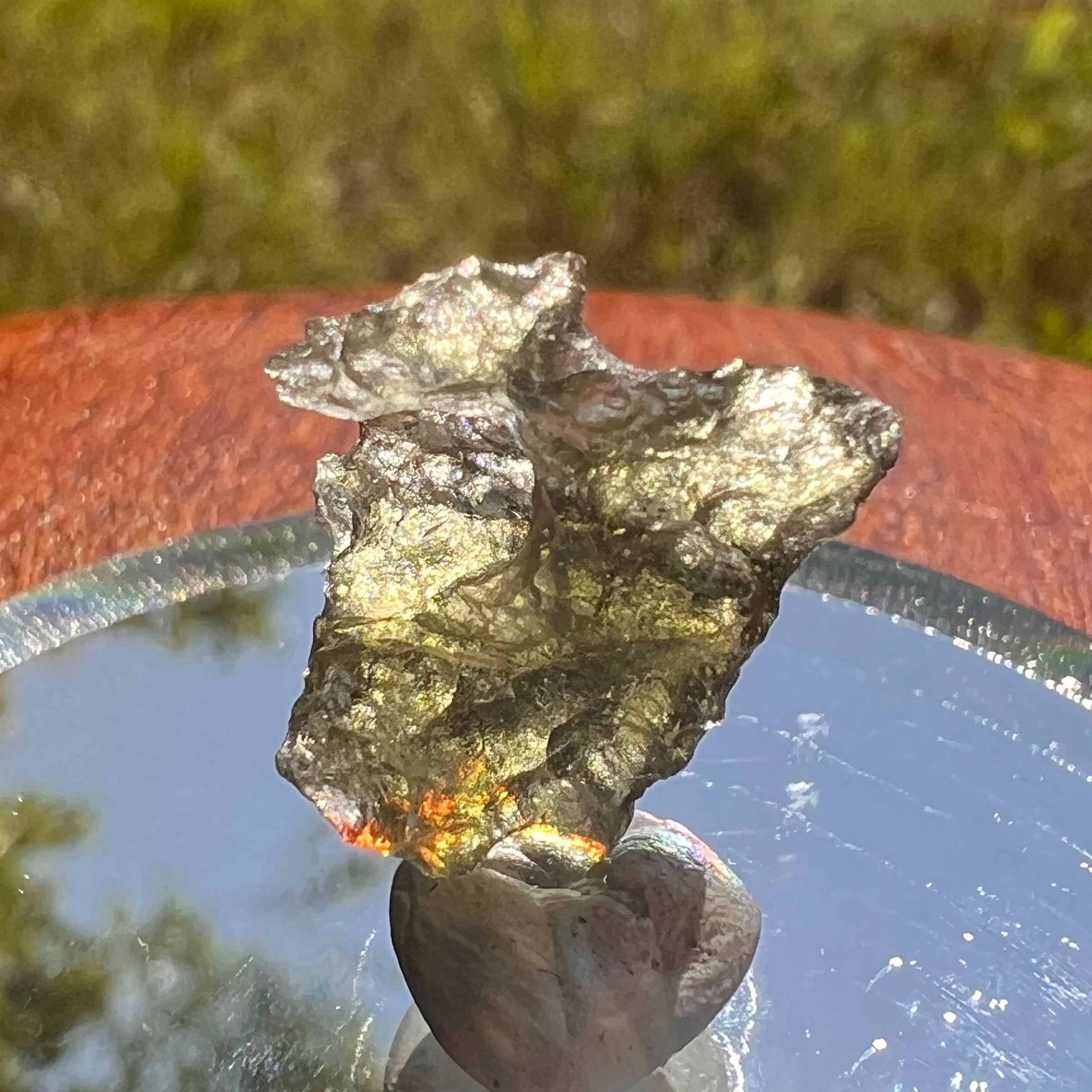 Moldavite 0.9 grams #1681-Moldavite Life