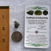 Moldavite 0.9 grams #1789-Moldavite Life