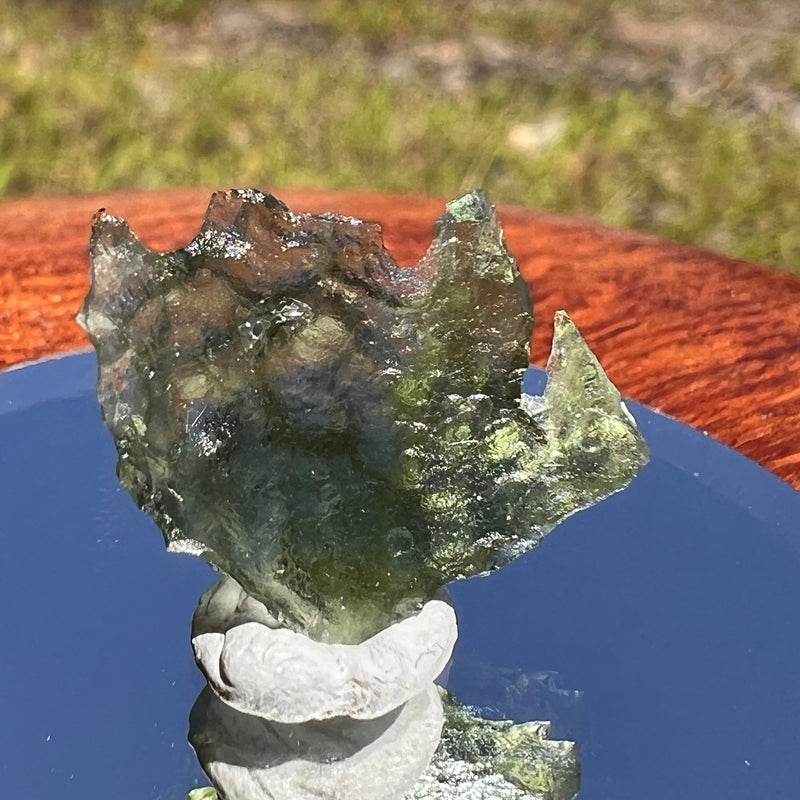 Moldavite 0.9 grams #1818-Moldavite Life