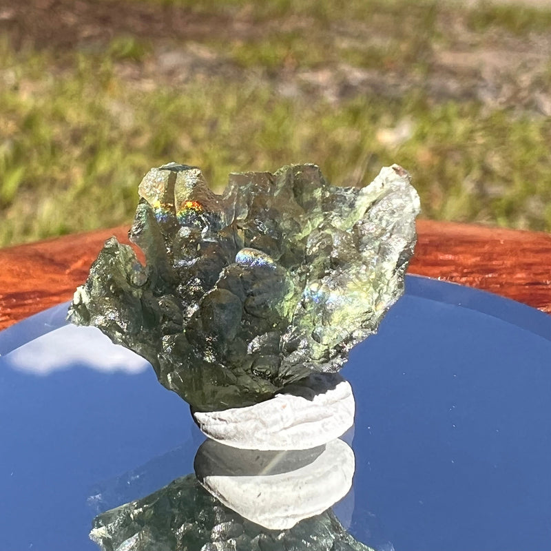 Moldavite 0.9 grams #1818-Moldavite Life