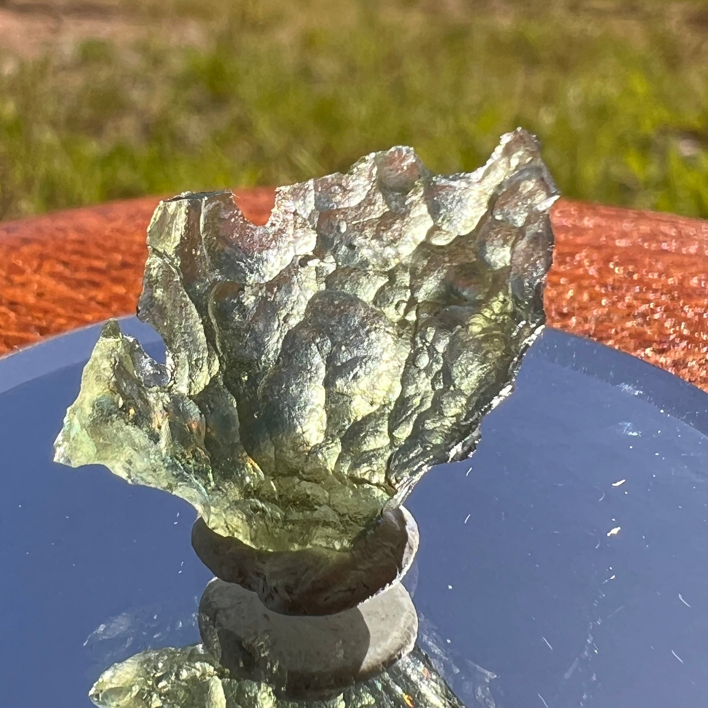 Moldavite 0.9 grams #1818-Moldavite Life