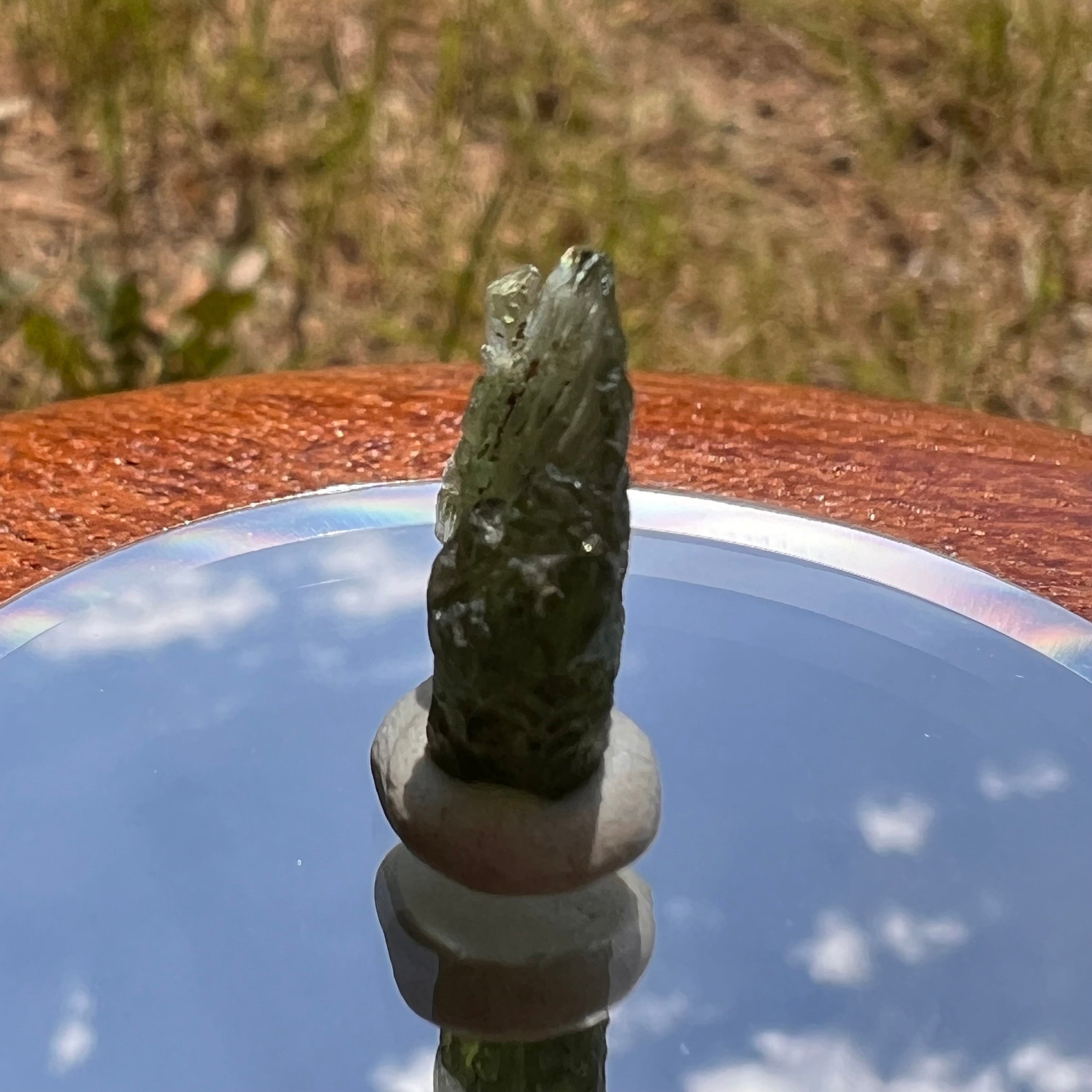 Moldavite 0.9 grams #1831-Moldavite Life