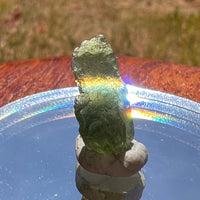 Moldavite 0.9 grams #1839-Moldavite Life