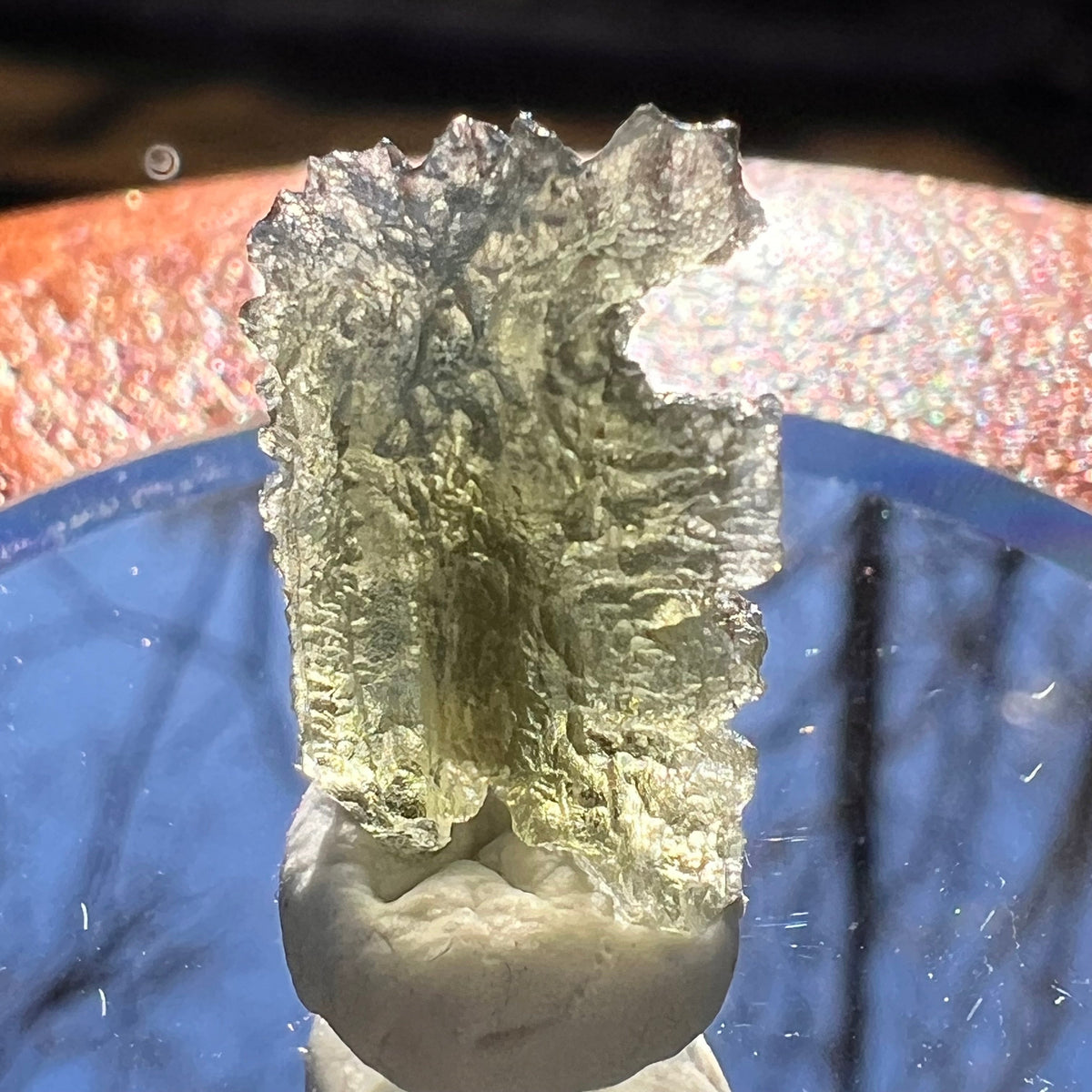 Moldavite 0.9 grams #1884-Moldavite Life
